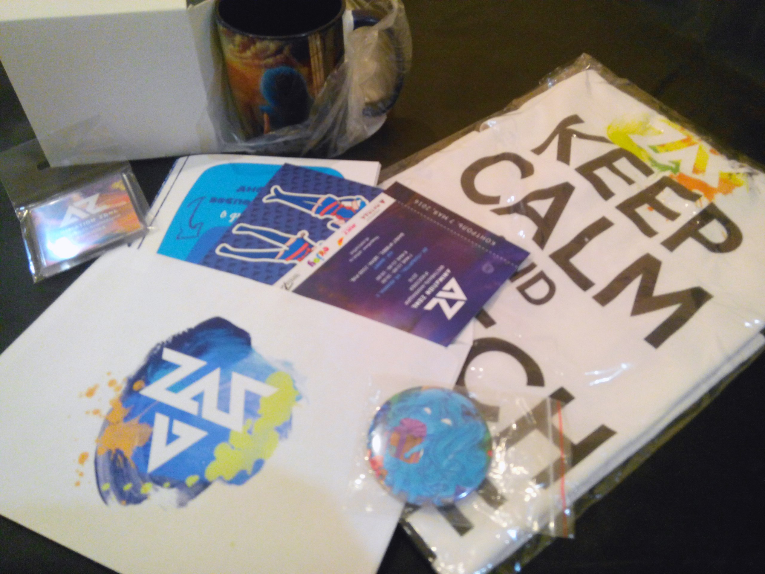 Набор сувениров и аксессуаров для фестиваля Animation Zone