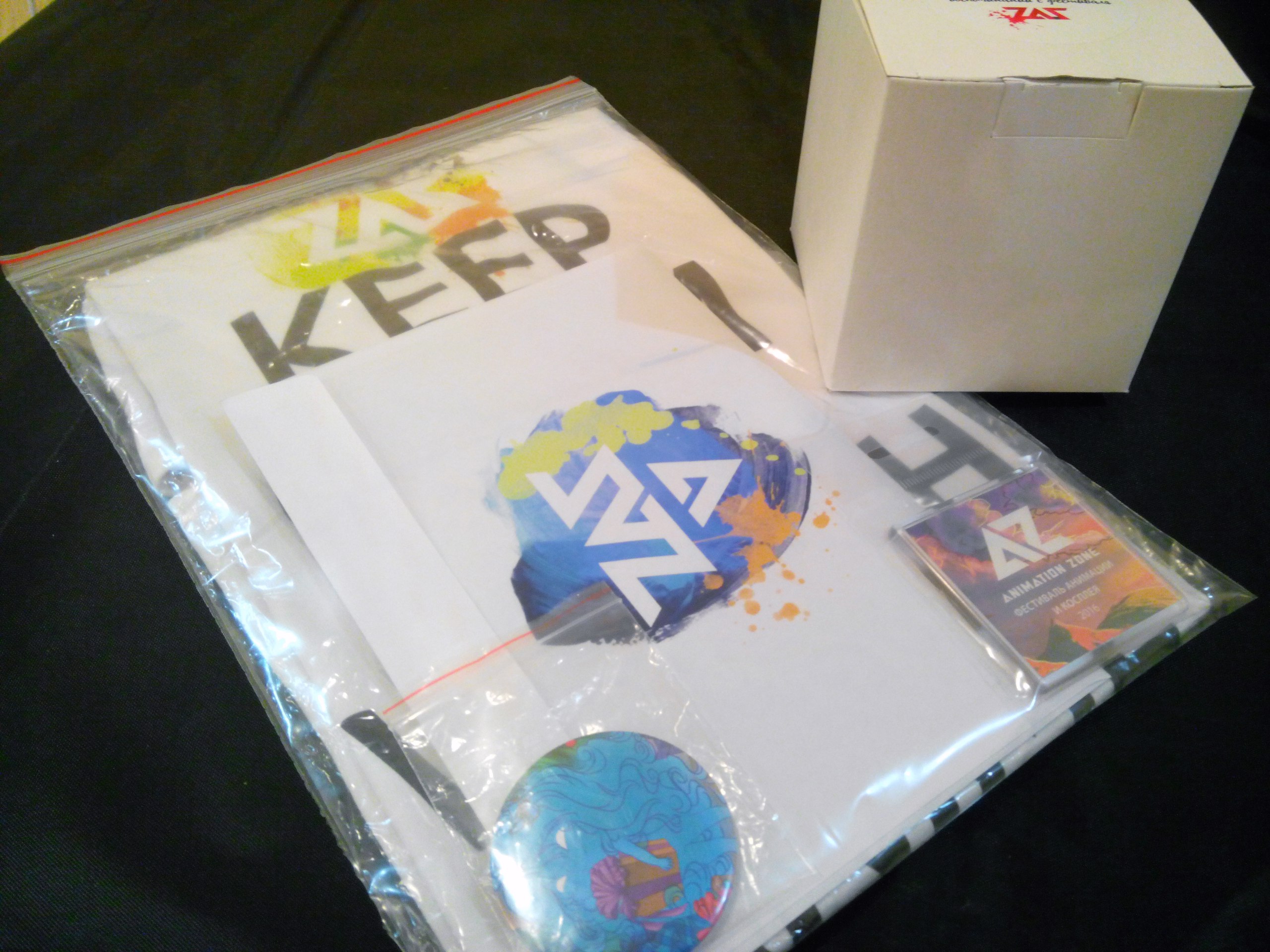 Набор сувениров и аксессуаров для фестиваля Animation Zone