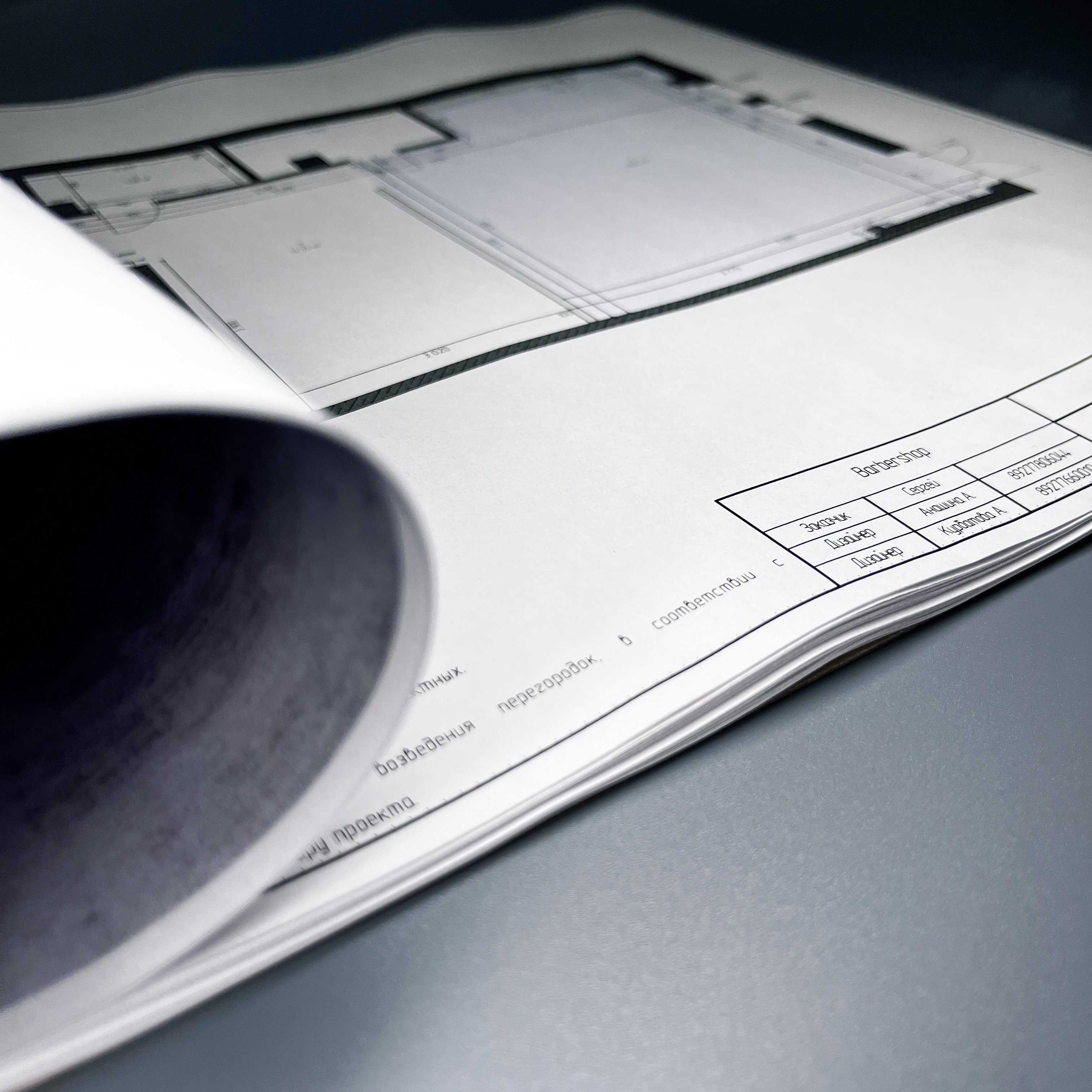 Печать проекта для студии PLAN