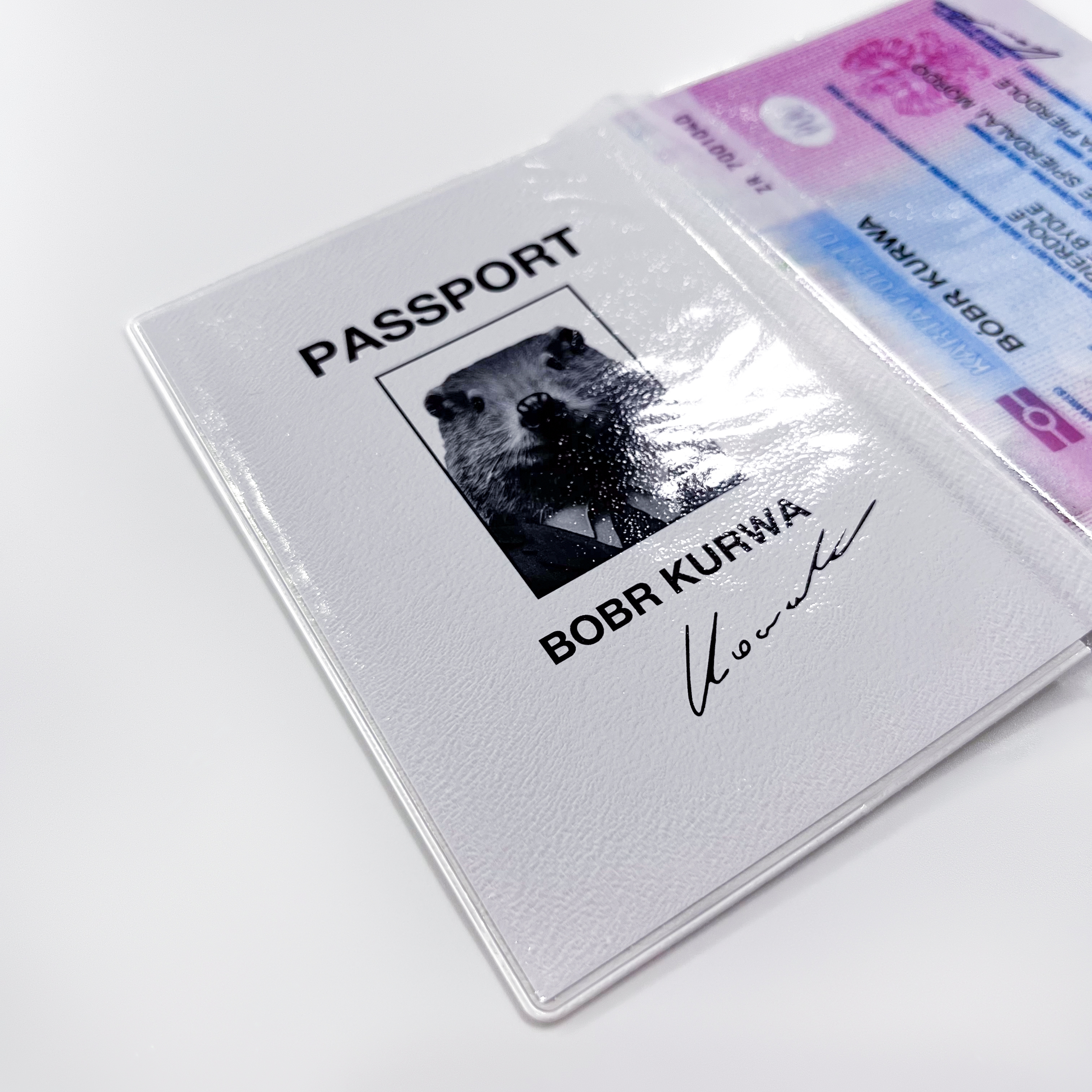 Обложки для паспорта Bobr Kurwa