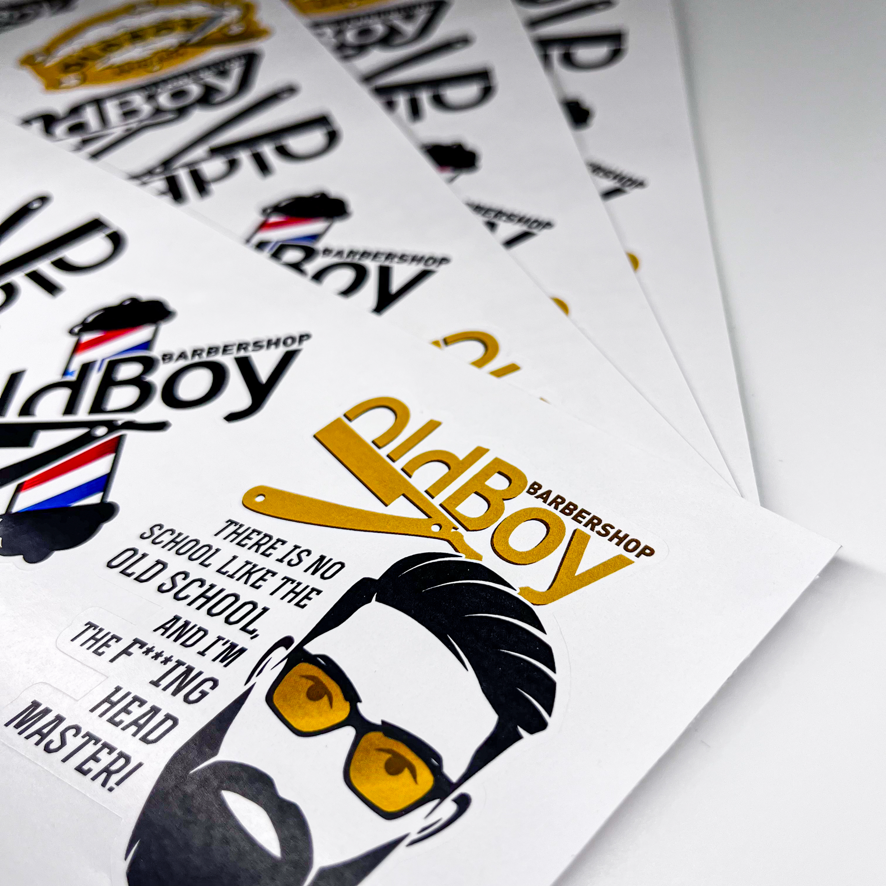 Стикерпаки для барбершопа OldBoy Стикерпаки для барбершопа OldBoy