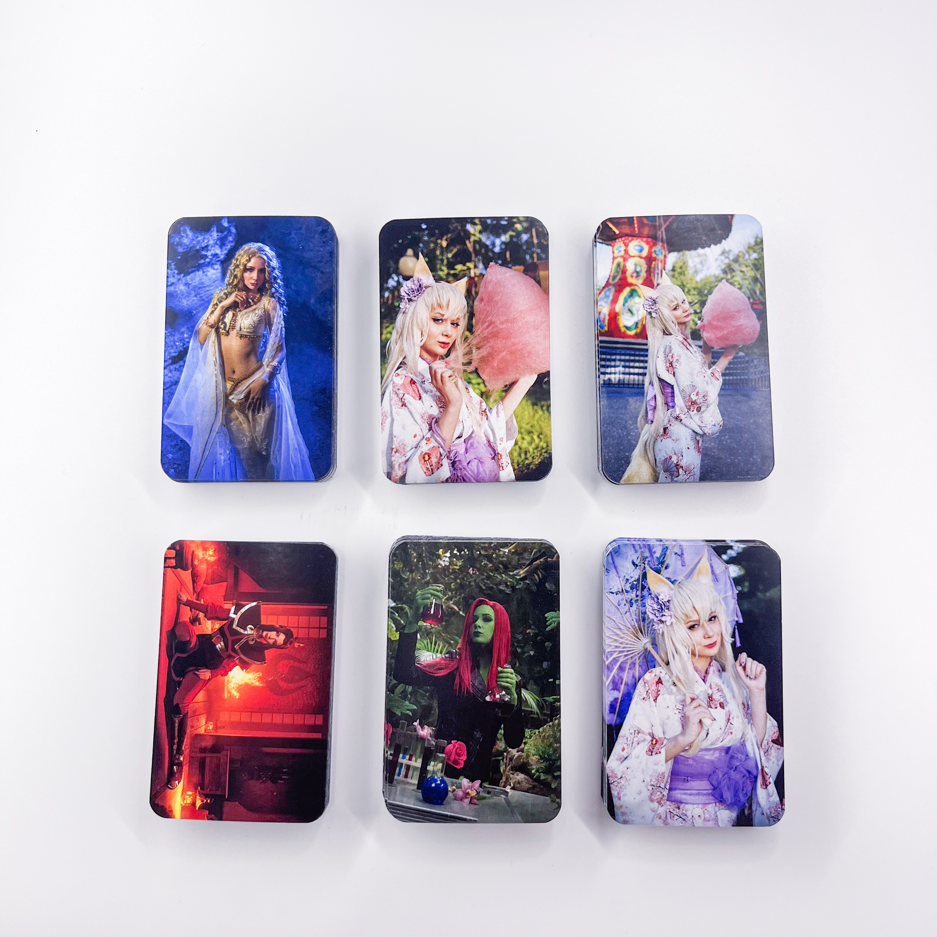 Сборный тираж карточек для косплееров