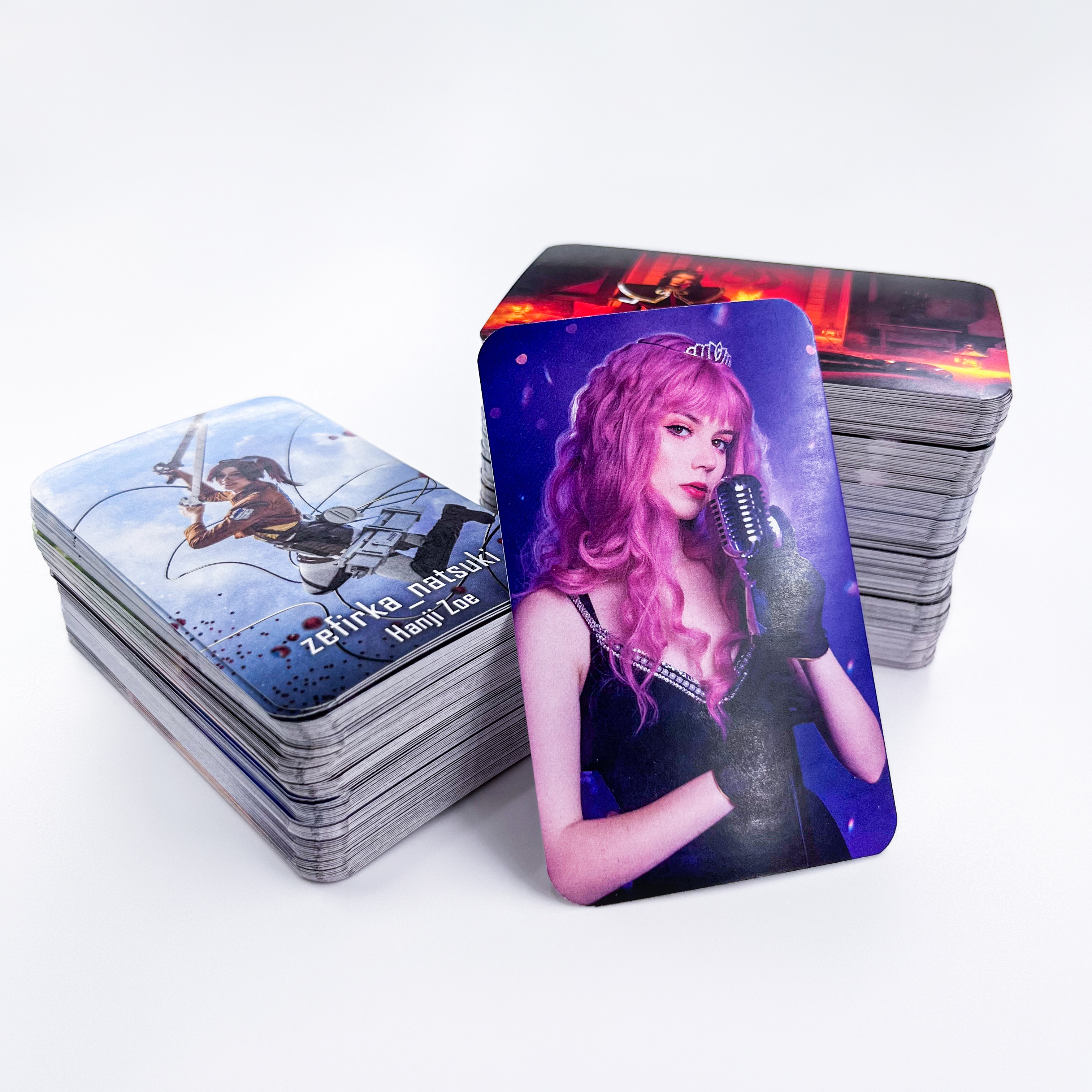 Сборный тираж карточек для косплееров