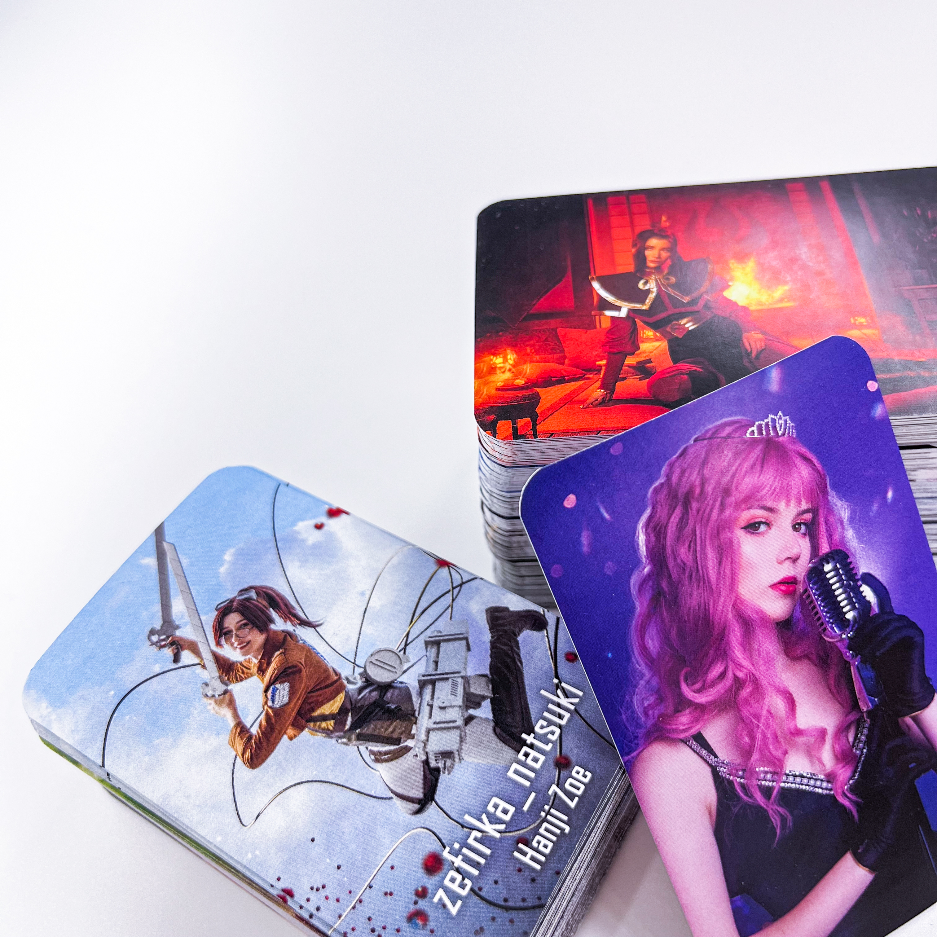 Сборный тираж карточек для косплееров