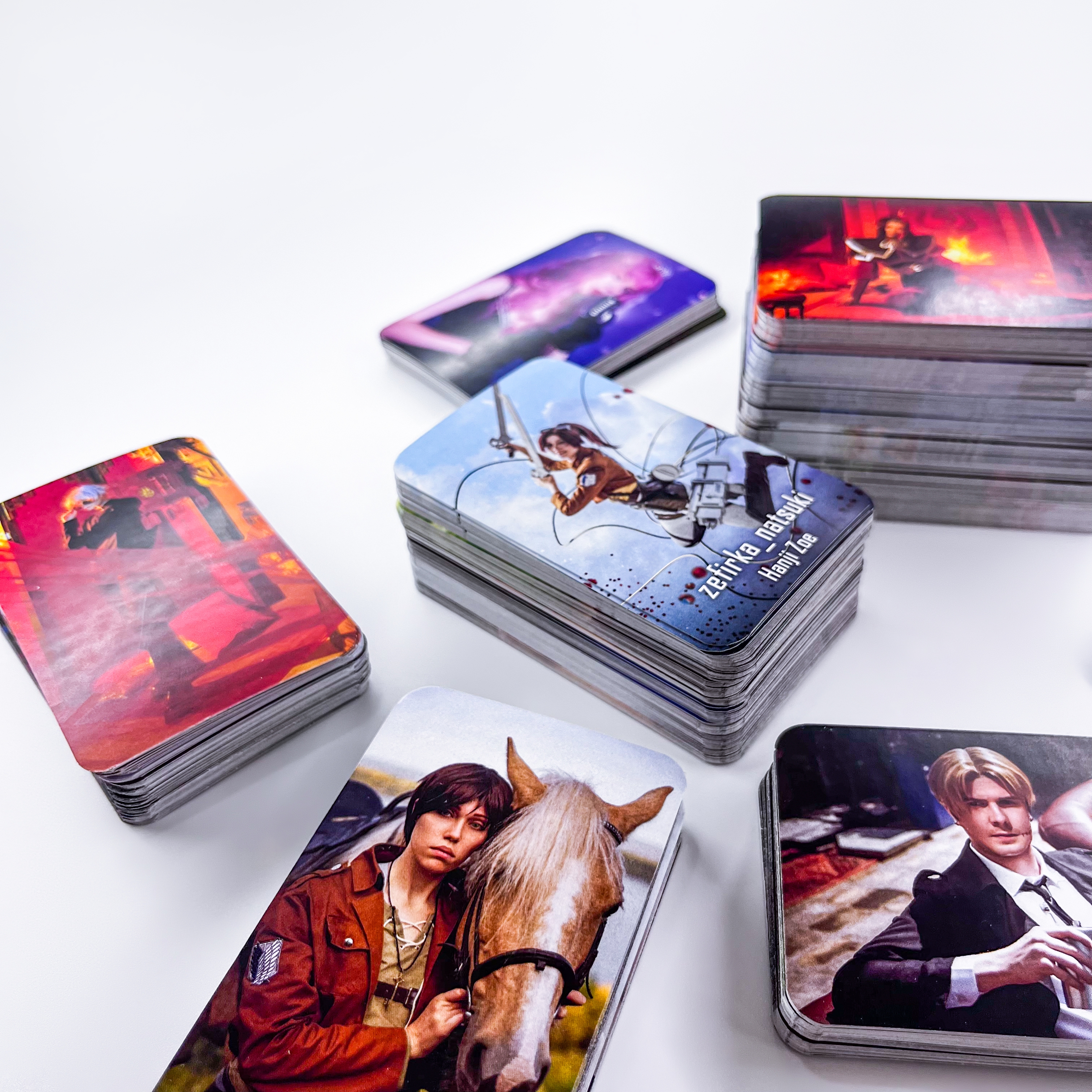 Сборный тираж карточек для косплееров