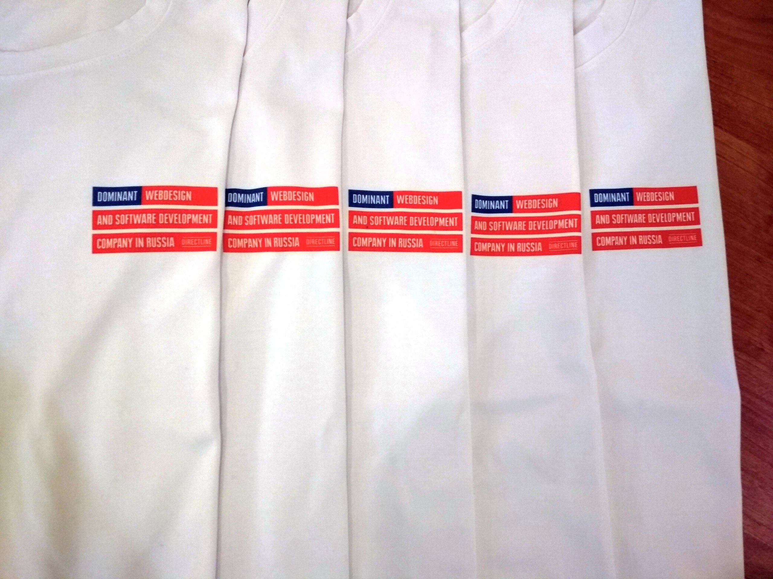 Футболки для компании Direct Line Digital