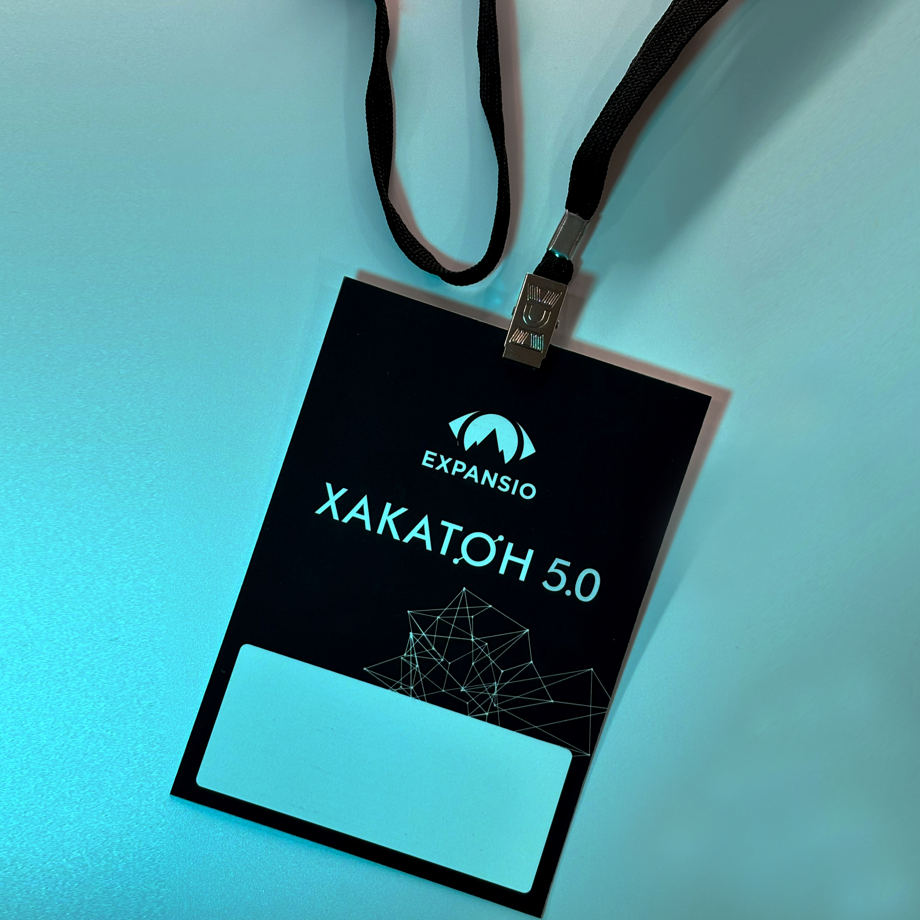 Блокнот, бейдж, ручка и карандаш для хакатона Expansio