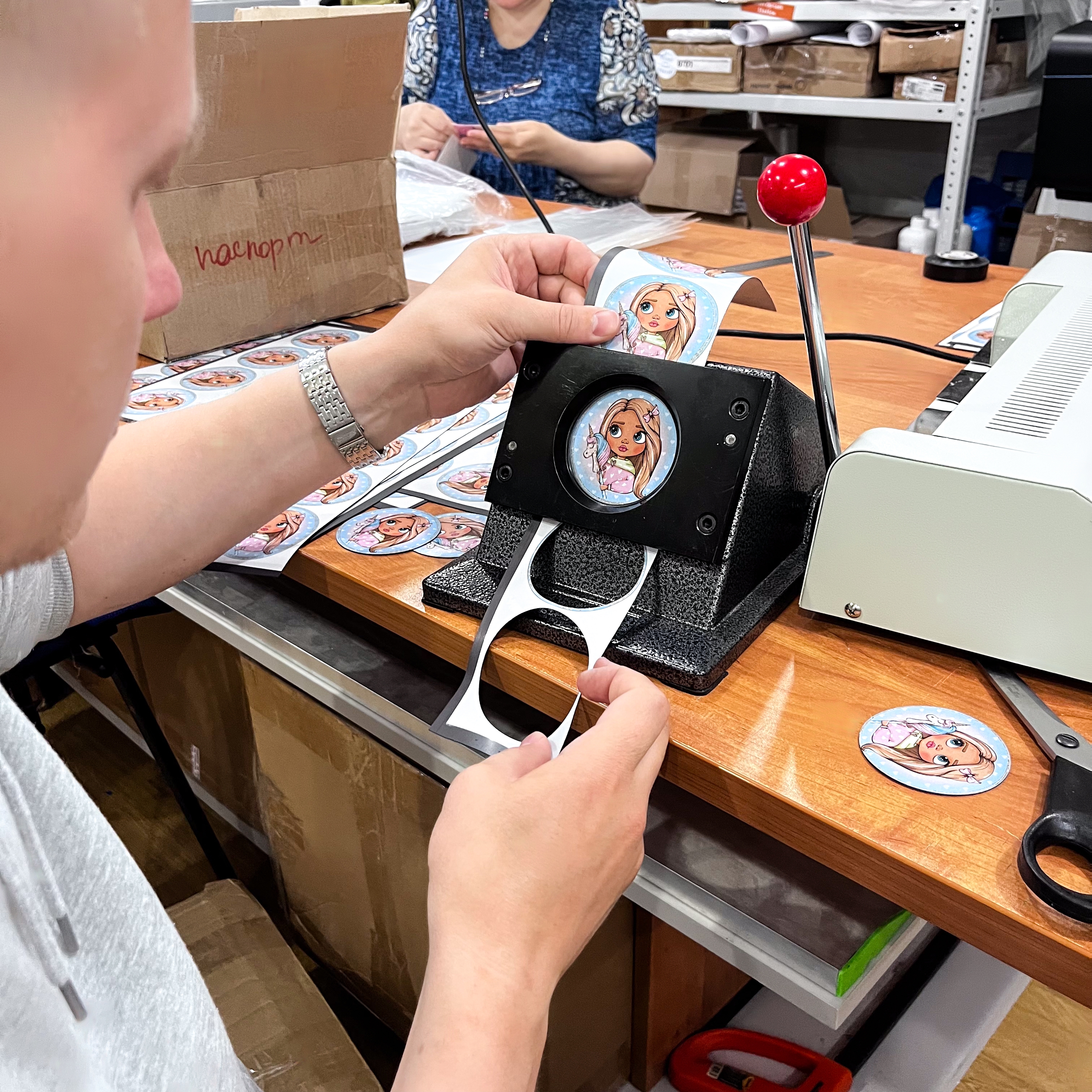 Магниты виниловые круглые