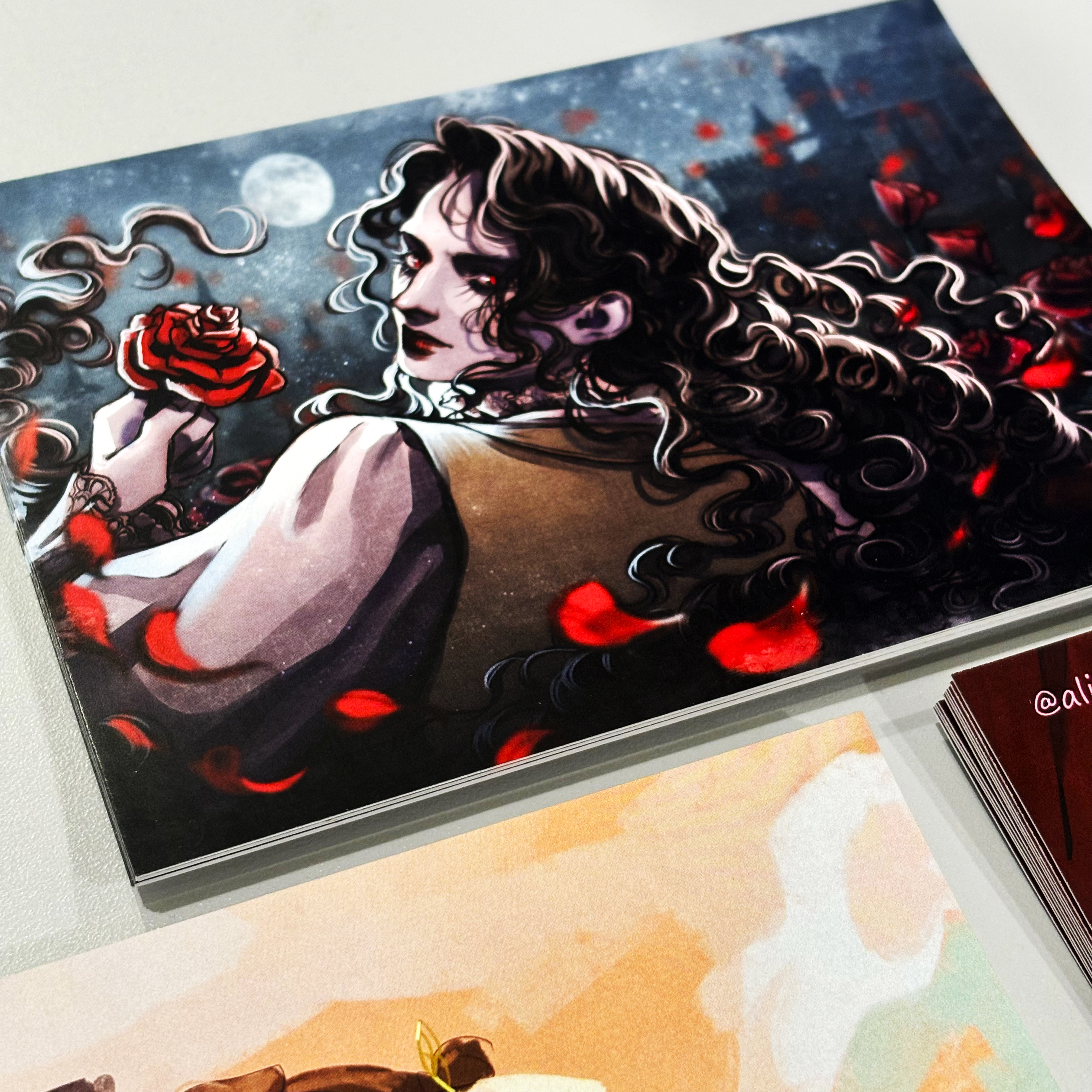 Открытки и наклейки для художниц Fukkatsu и Alice.Lirmy