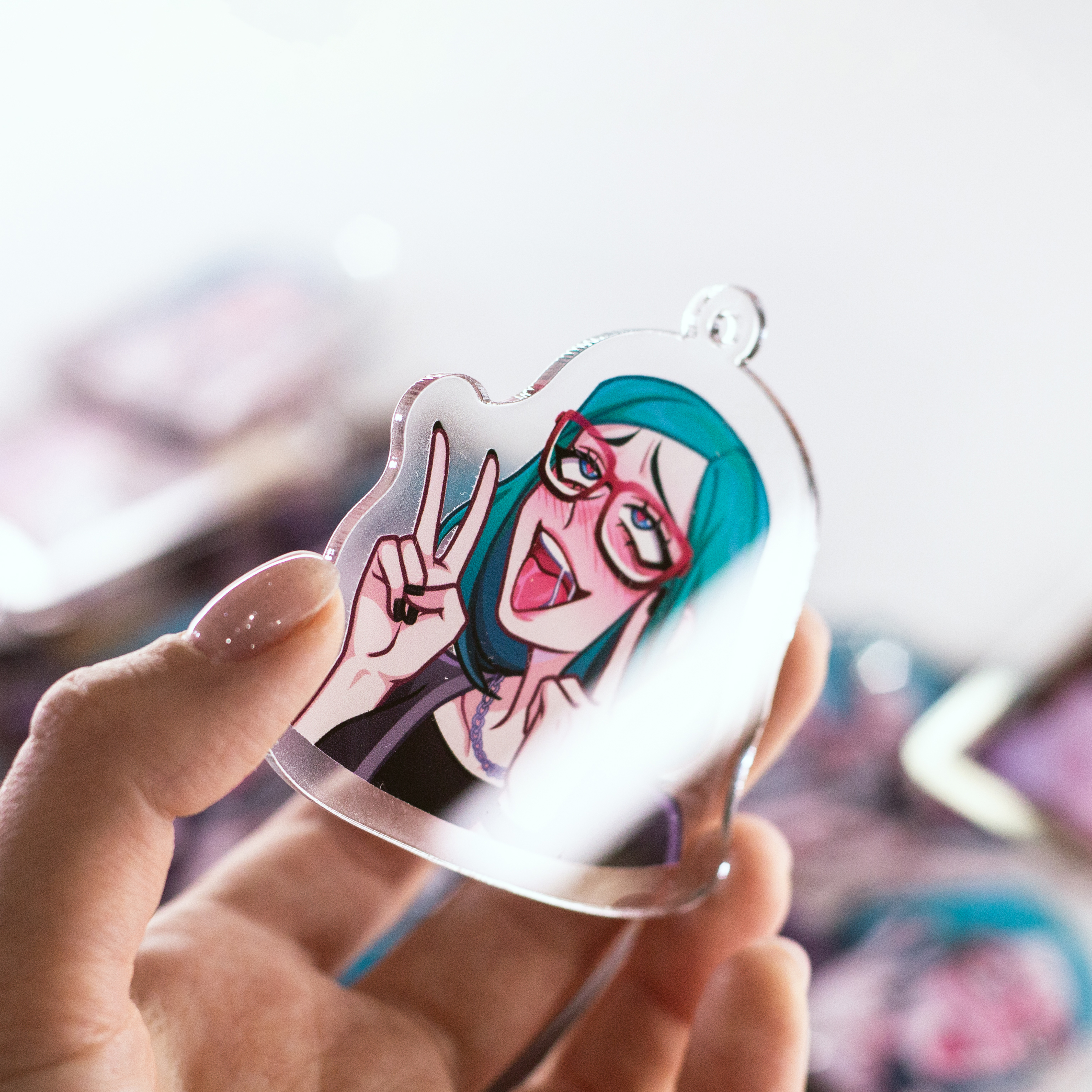 Акриловые брелоки для художника Таку Уори