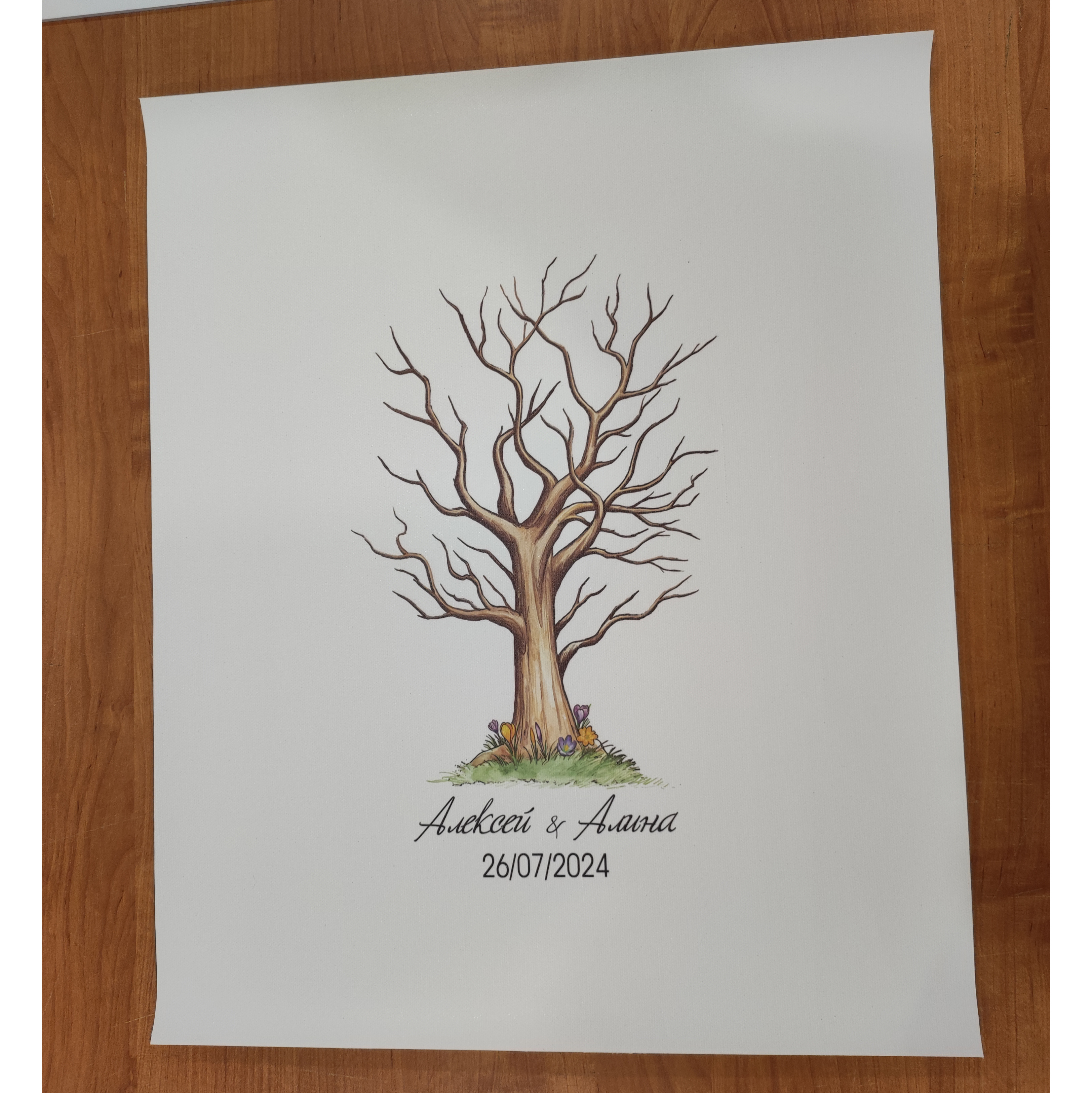 Плакаты на натуральном холсте