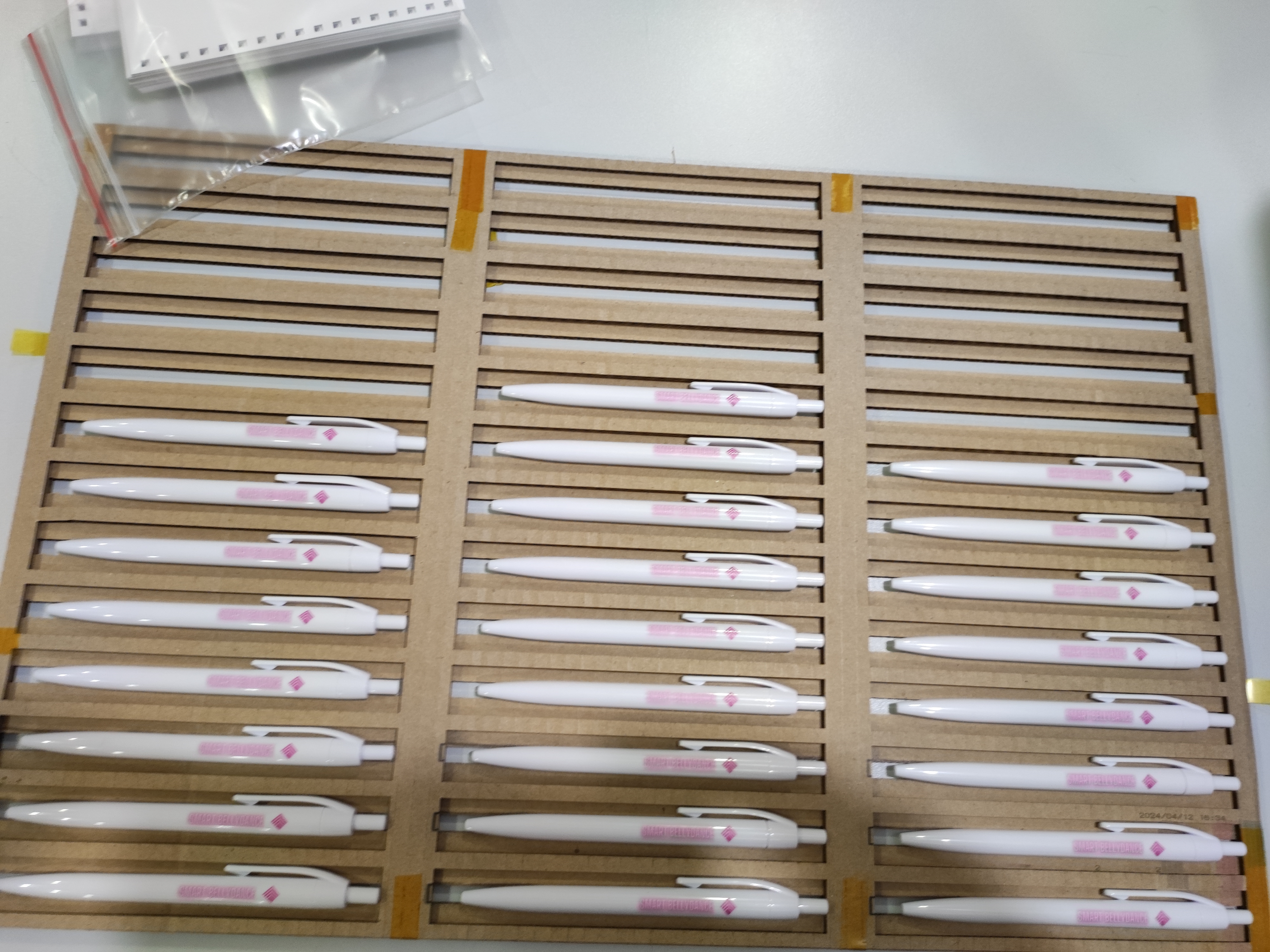 Блокноты, ручки, сертификаты и благодарственные письма для проекта SMART BELLYDANCE 2.0