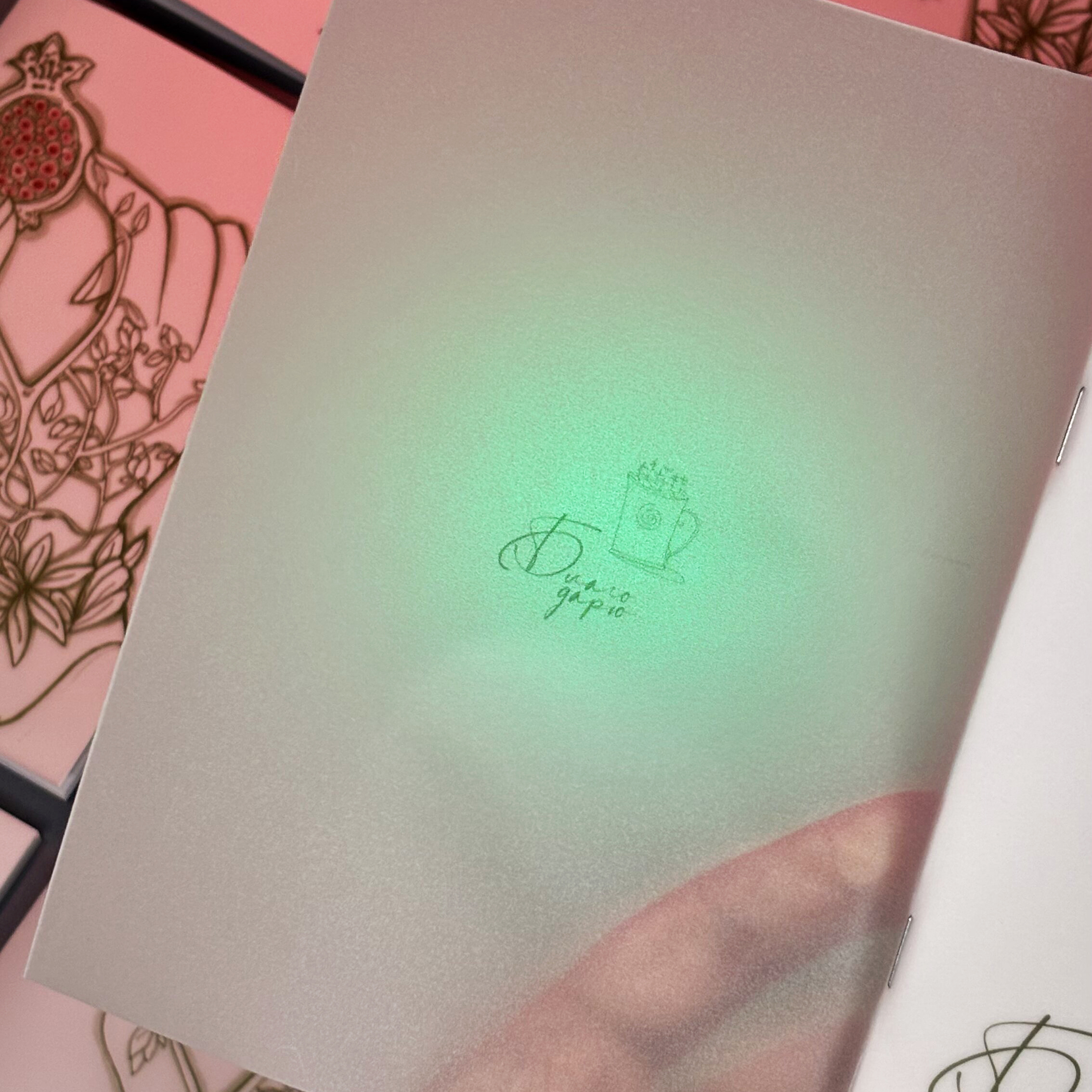 Дневник с обложкой из кальки