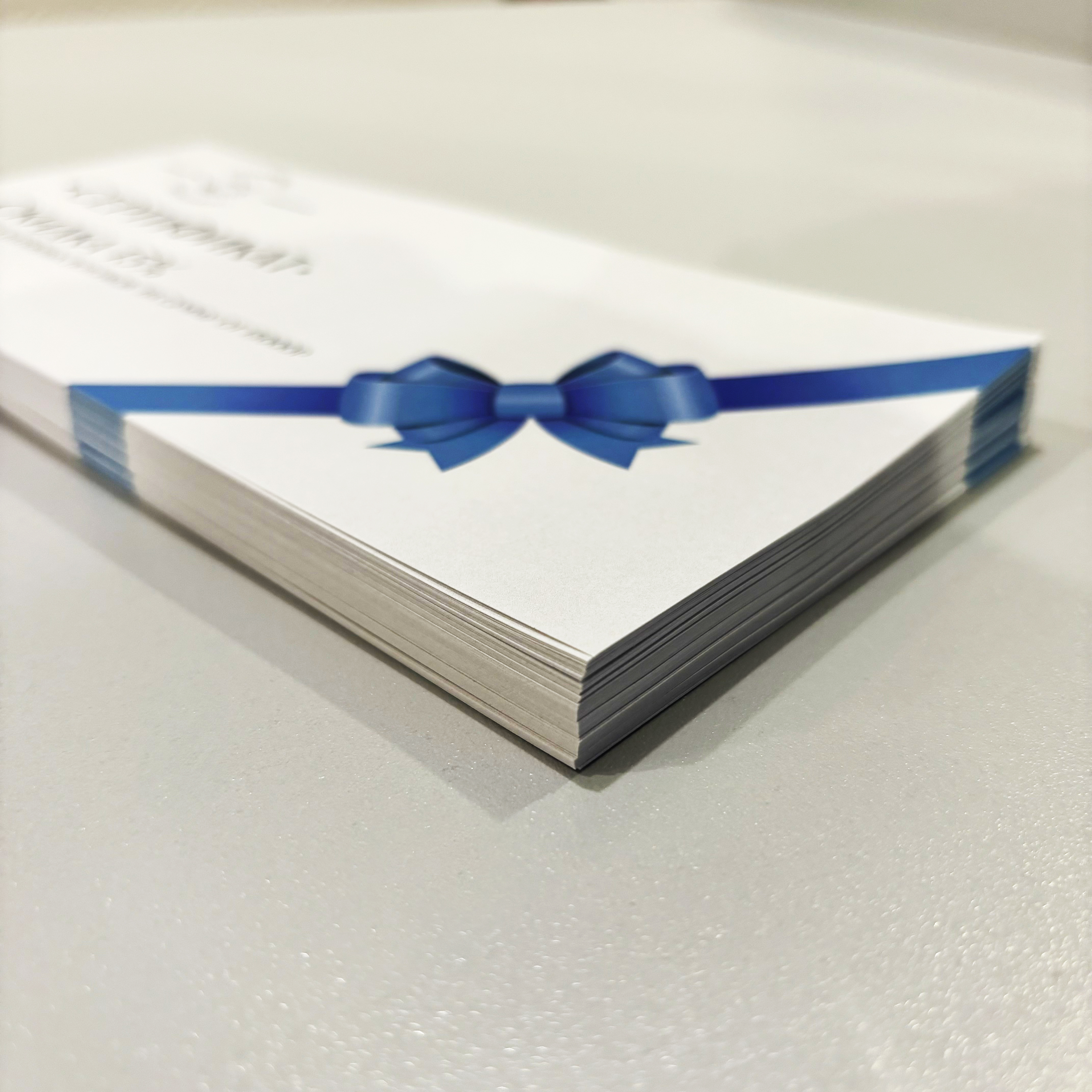 Сертификат для компании натяжных потолков