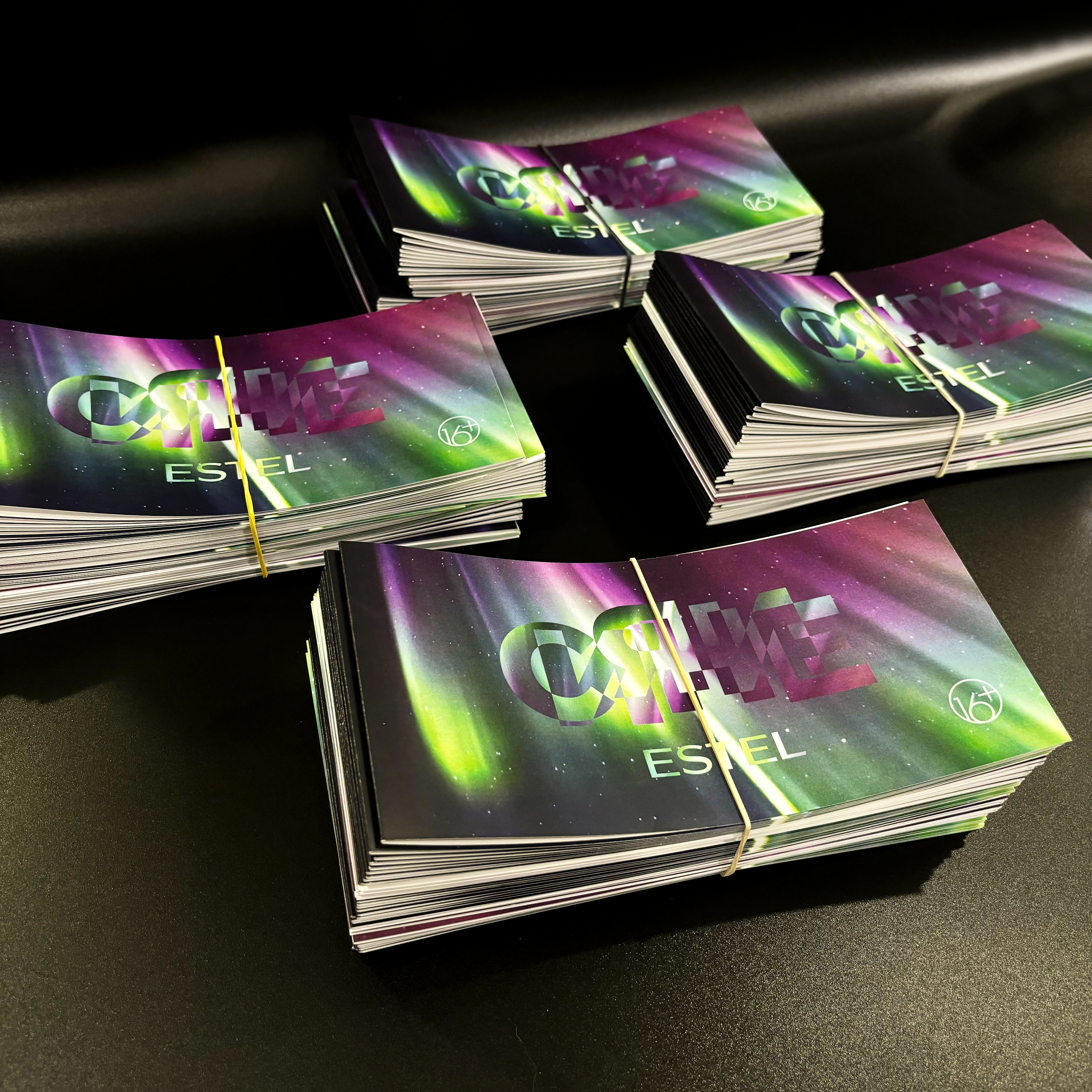 Афиша, флаеры, билеты для академии ESTEL