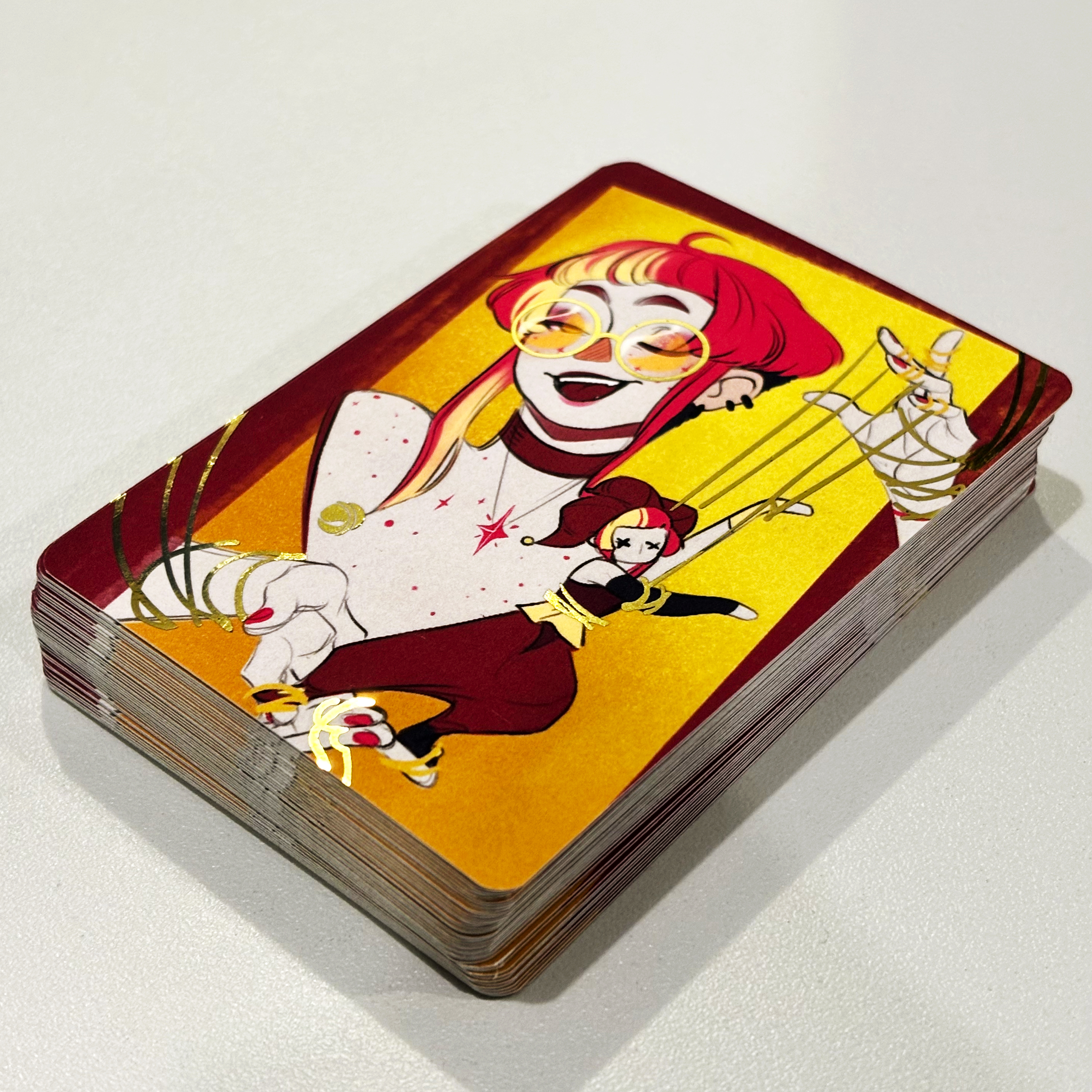 Карточки с фольгированием для художницы Glasmästare