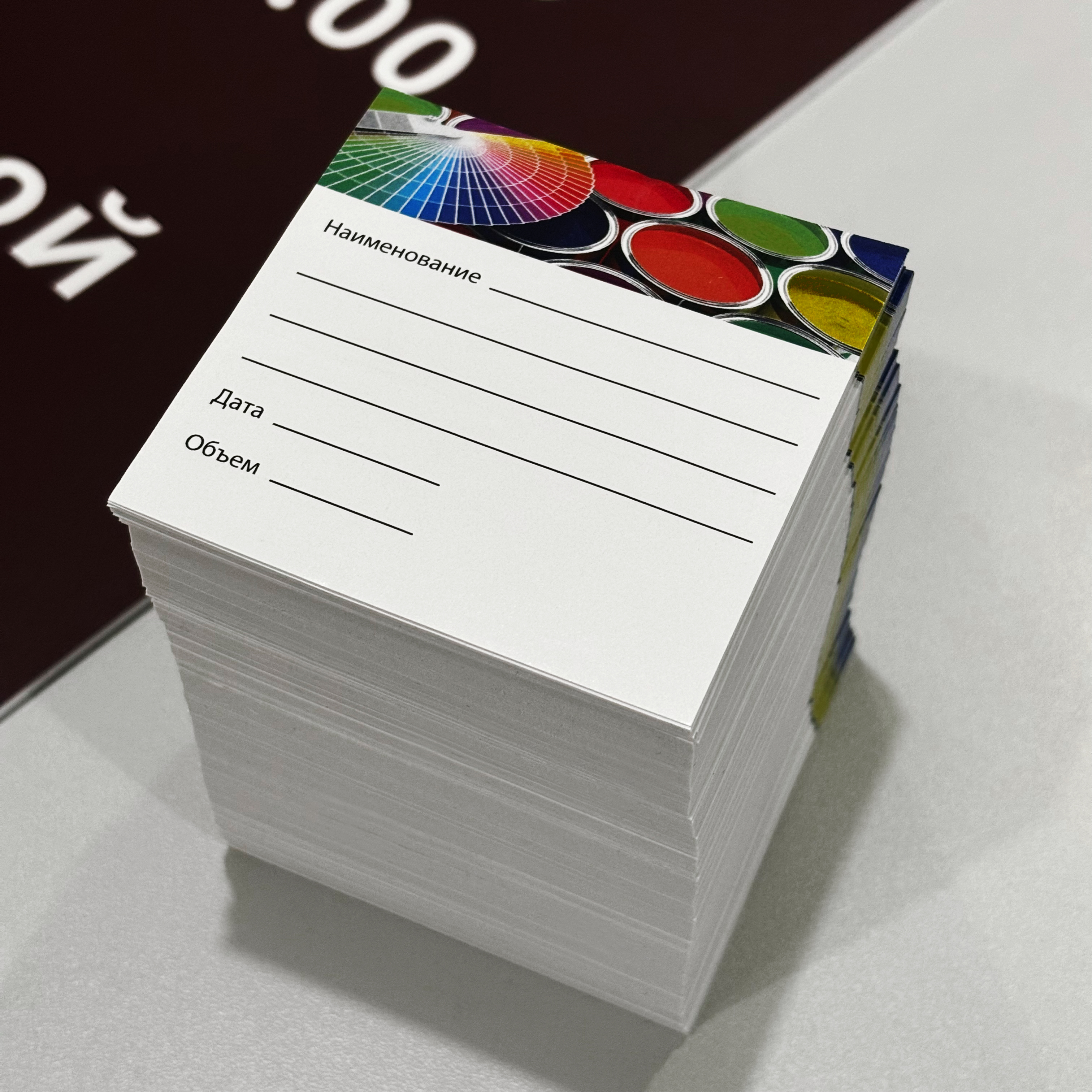 Табличка и наклейки для фабрики Ornament