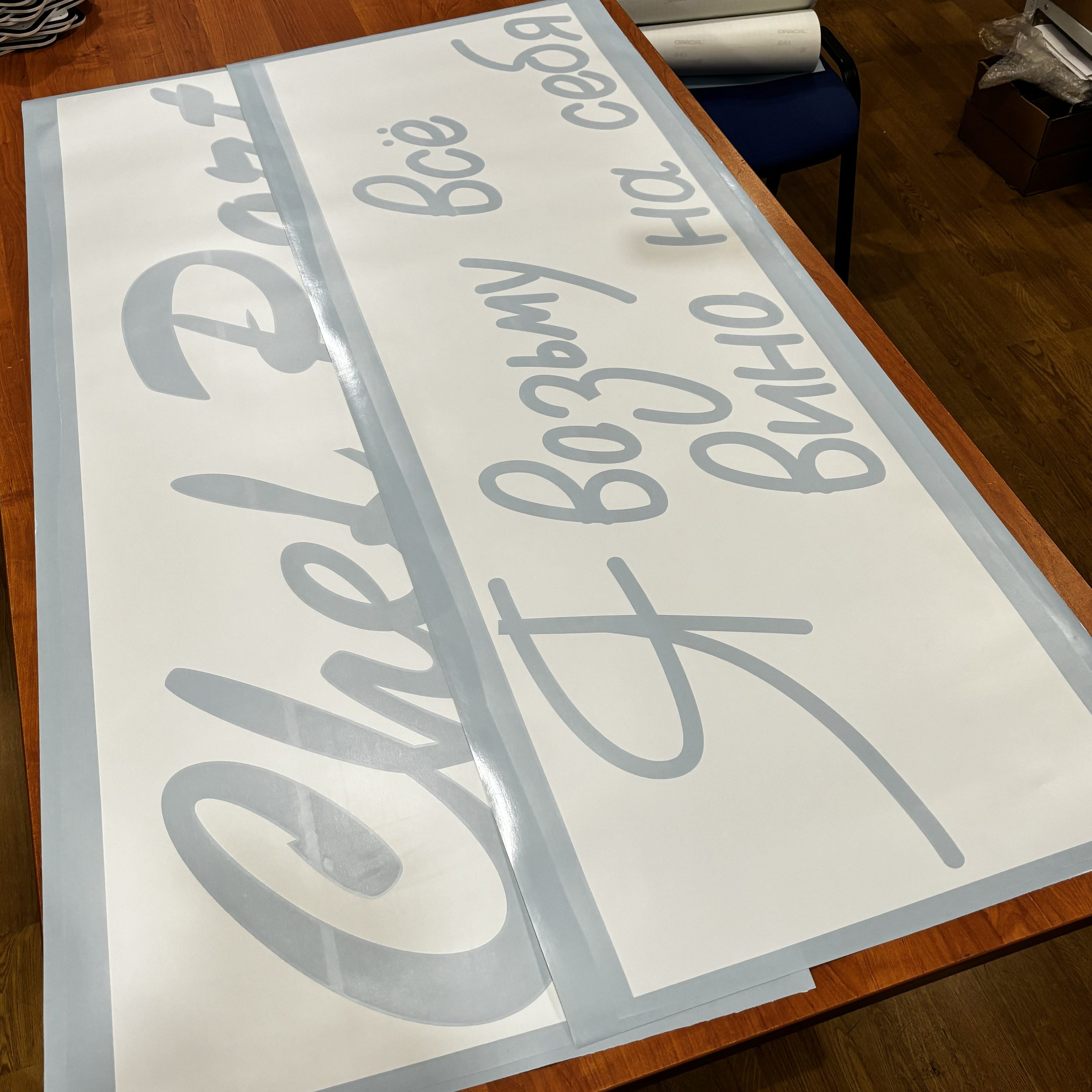 Наклейки - трафареты