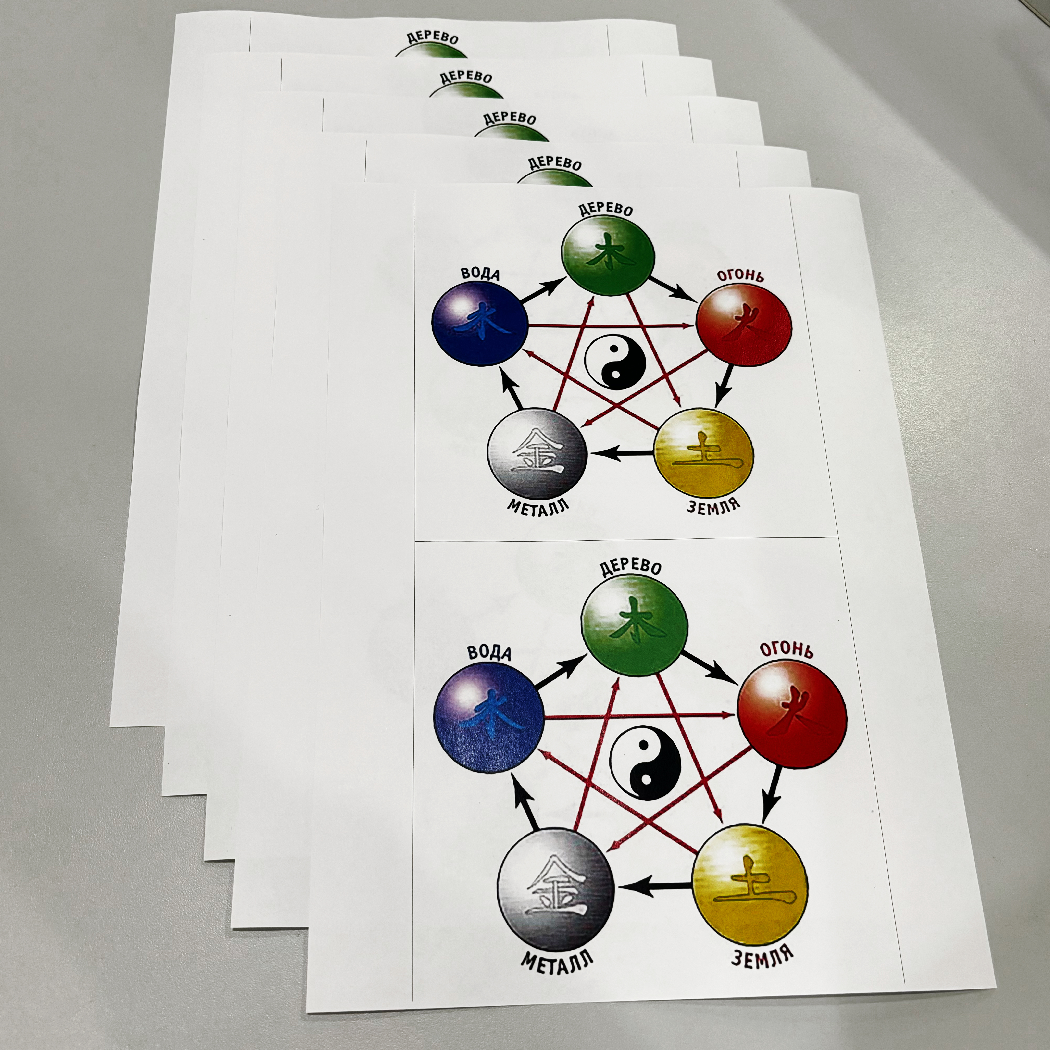 Карты с иероглифами