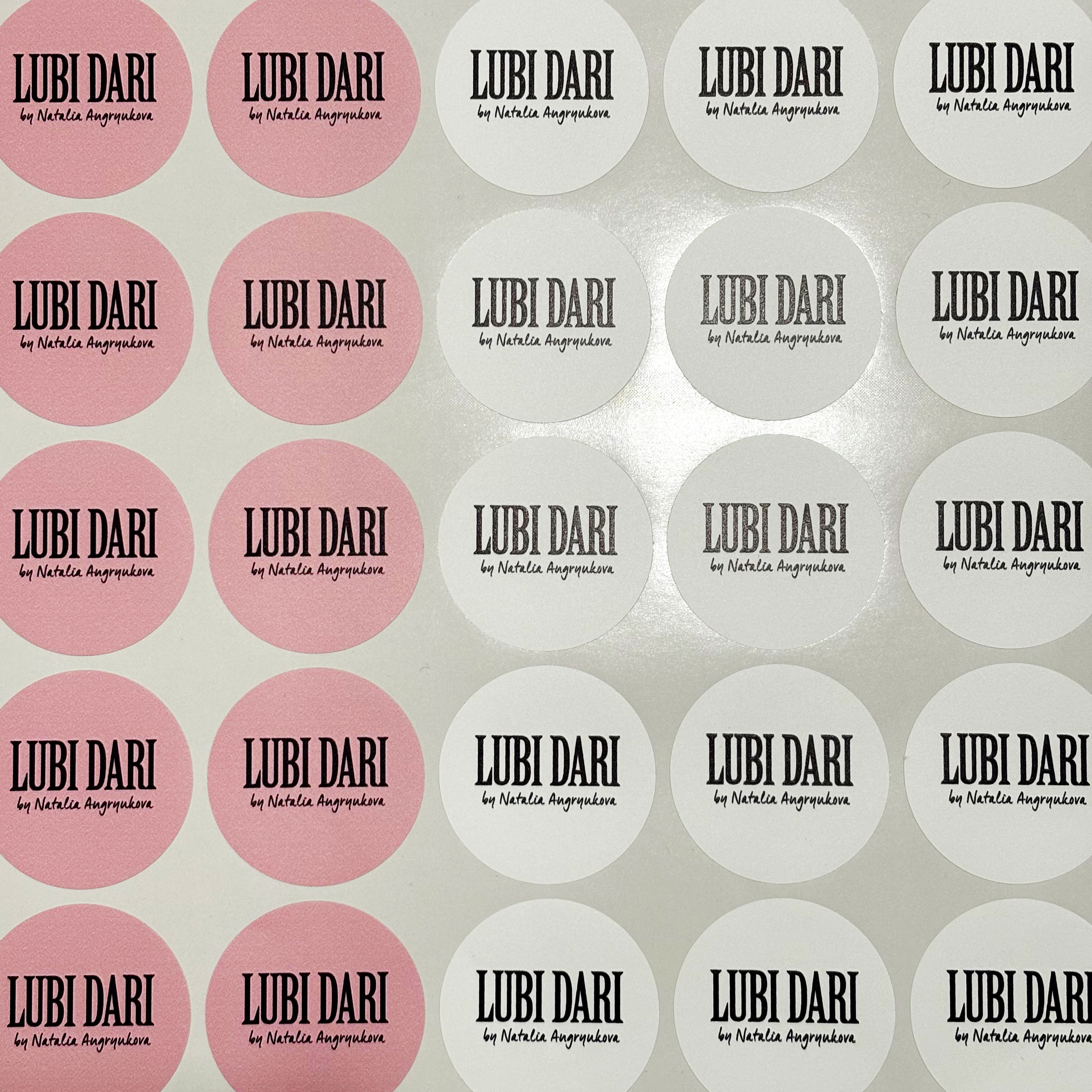 Наклейки для магазина LubiDari