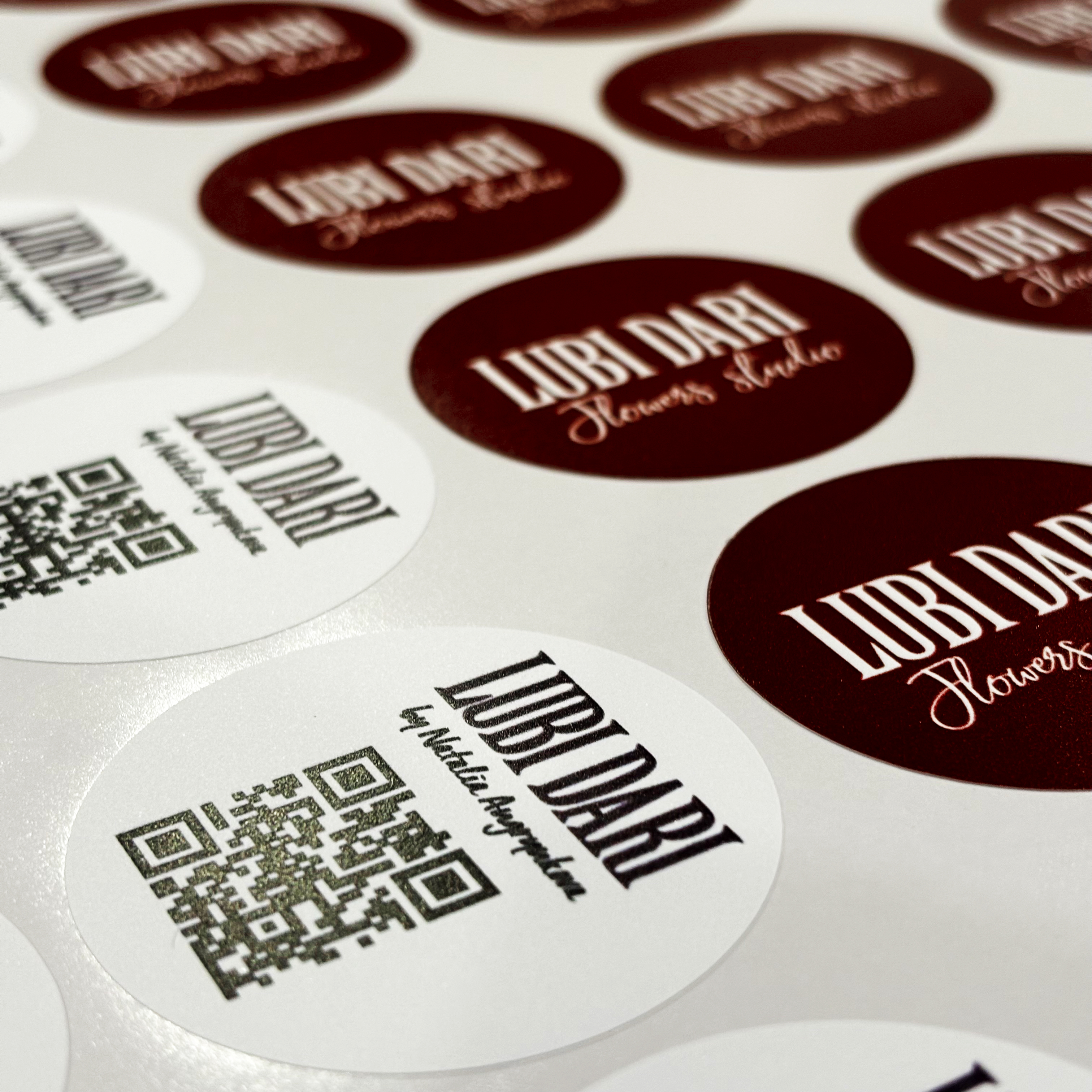 Наклейки для магазина LubiDari