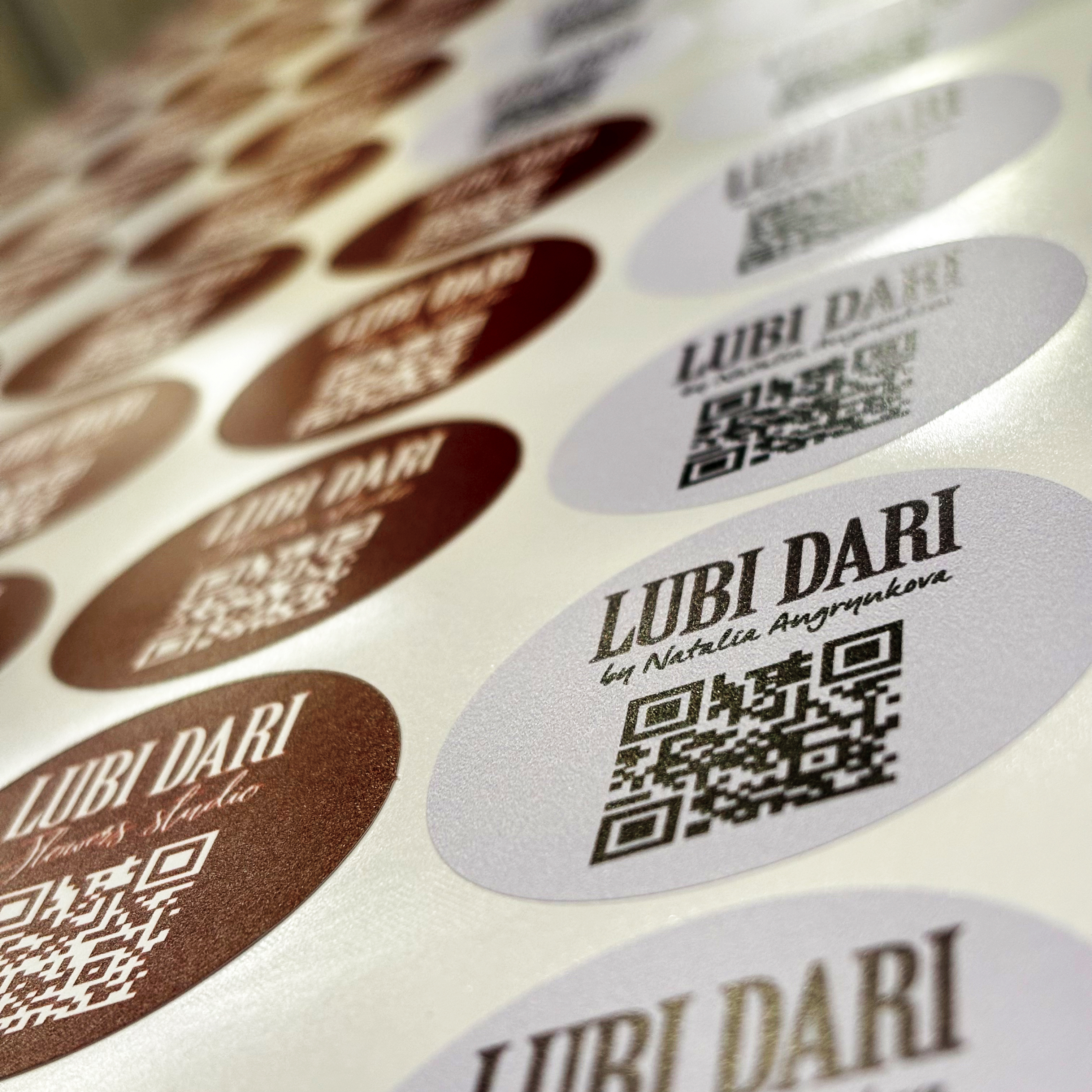 Наклейки для магазина LubiDari