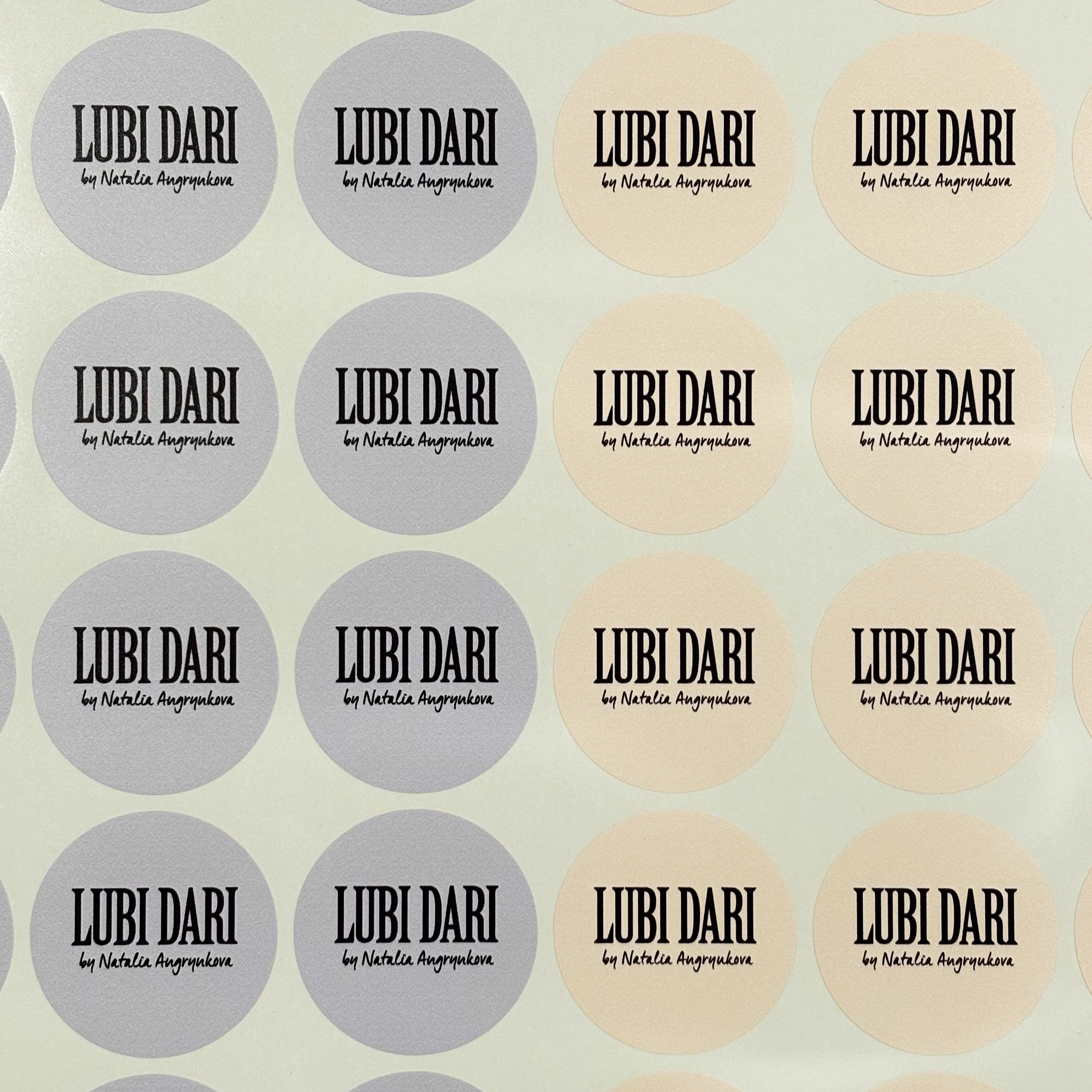 Наклейки для магазина LubiDari