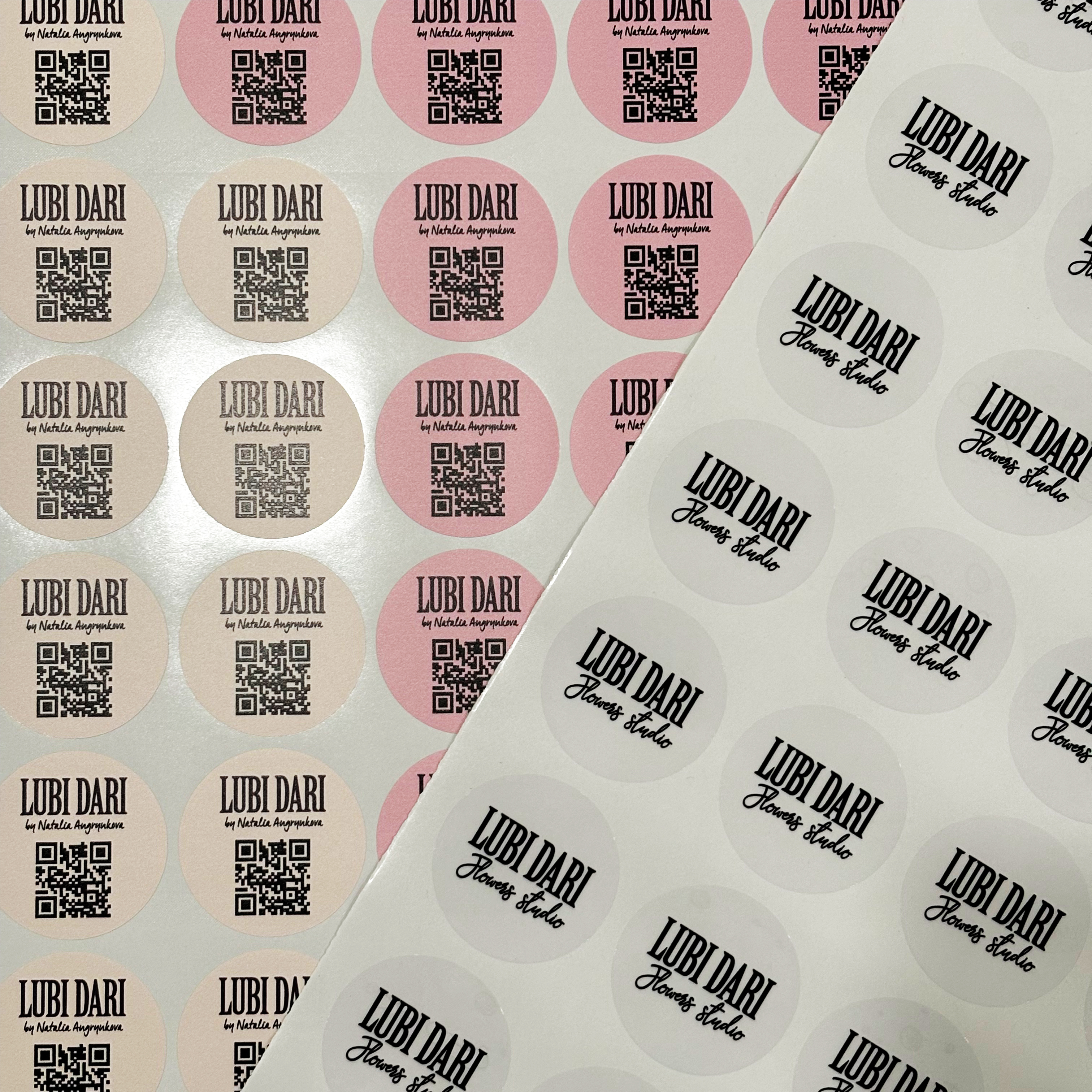 Наклейки для магазина LubiDari