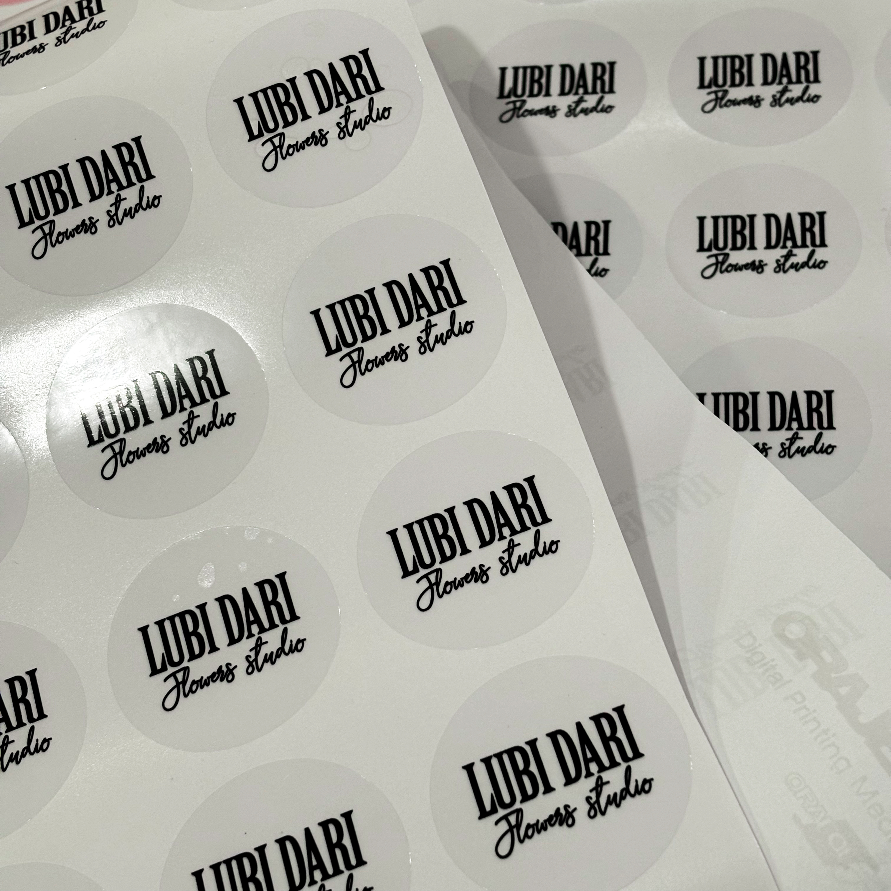 Наклейки для магазина LubiDari