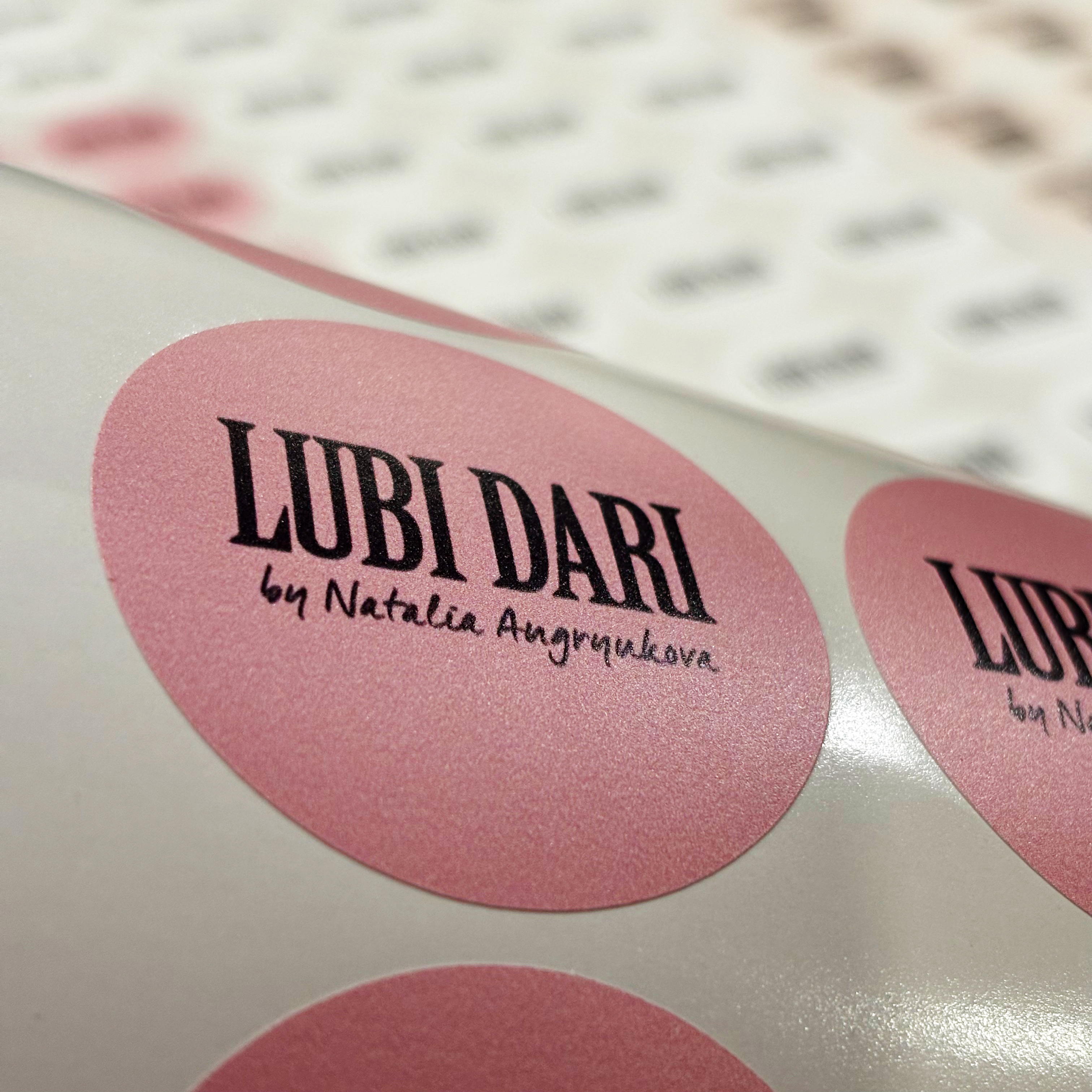 Наклейки для магазина LubiDari