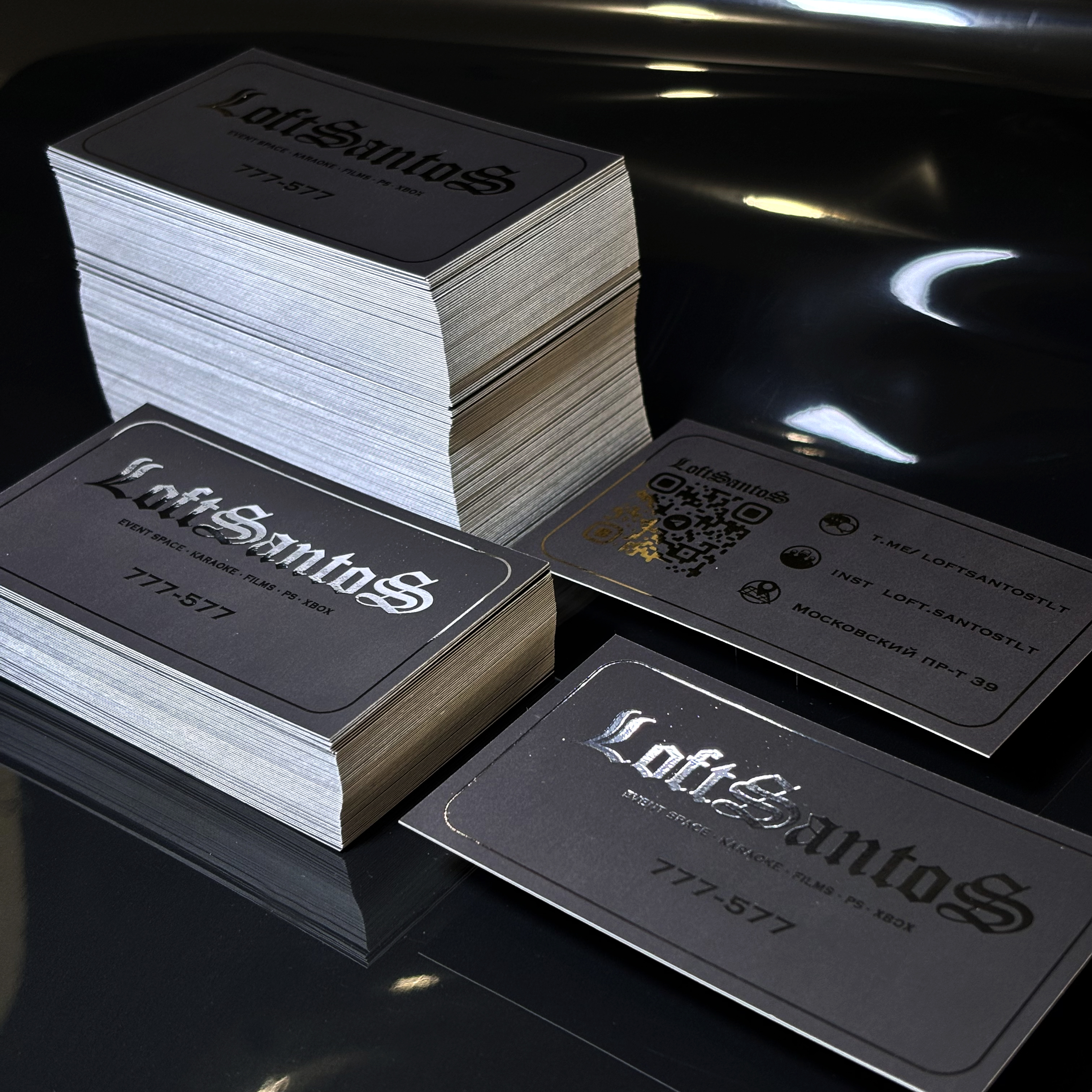 Режимник и визитки для LoftSantoS