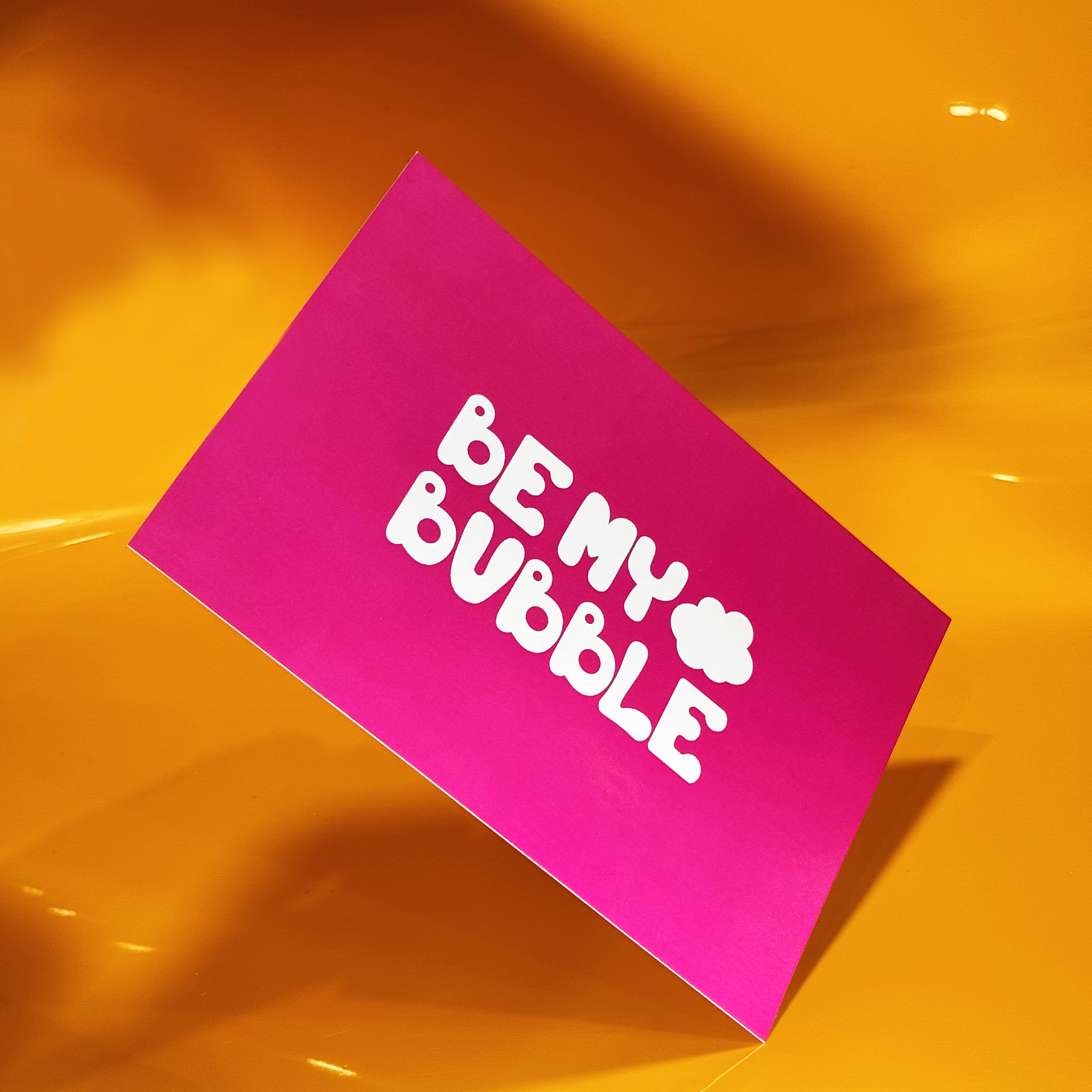 Наклейки, открытки и сертификаты для Be my bubble