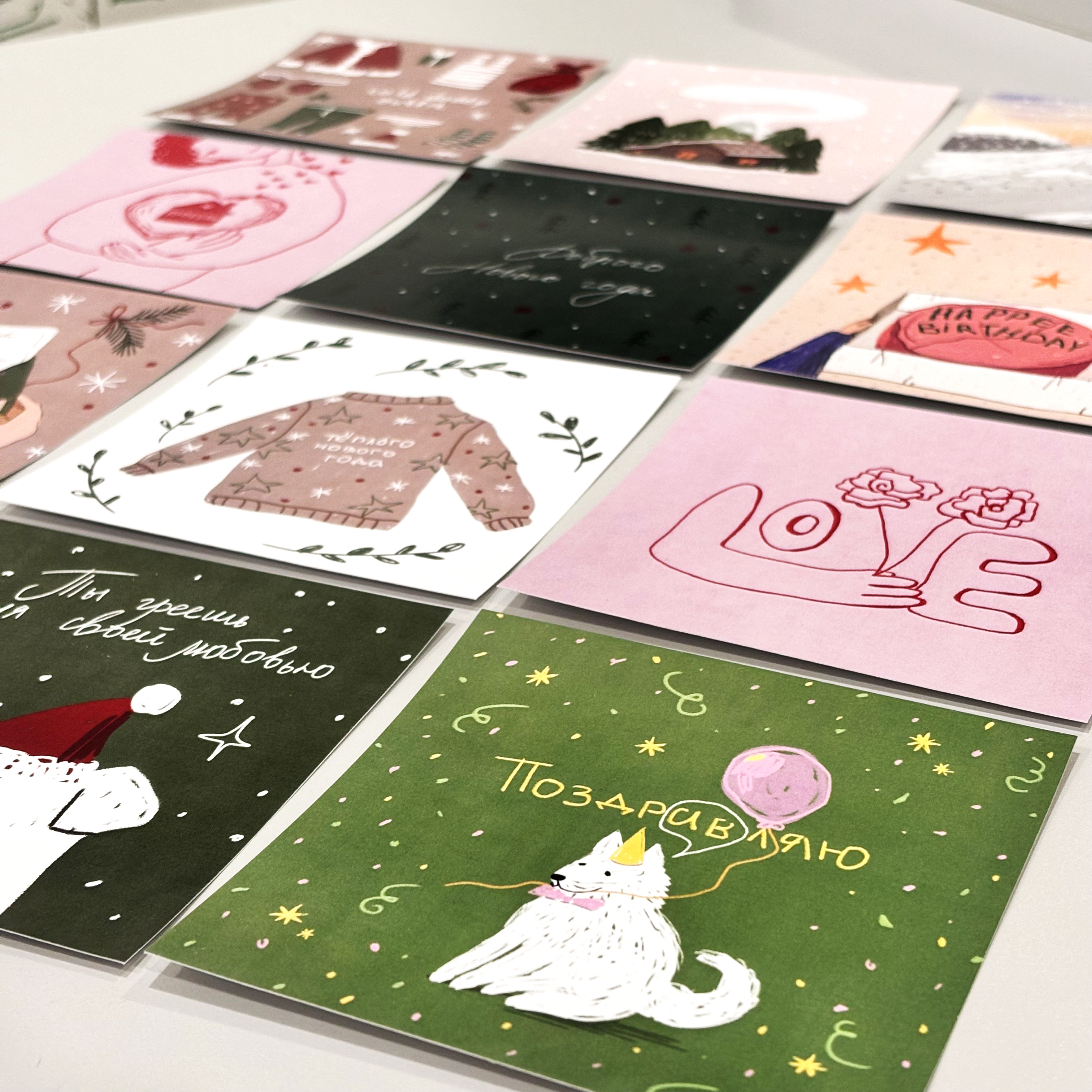 Квадратные открытки