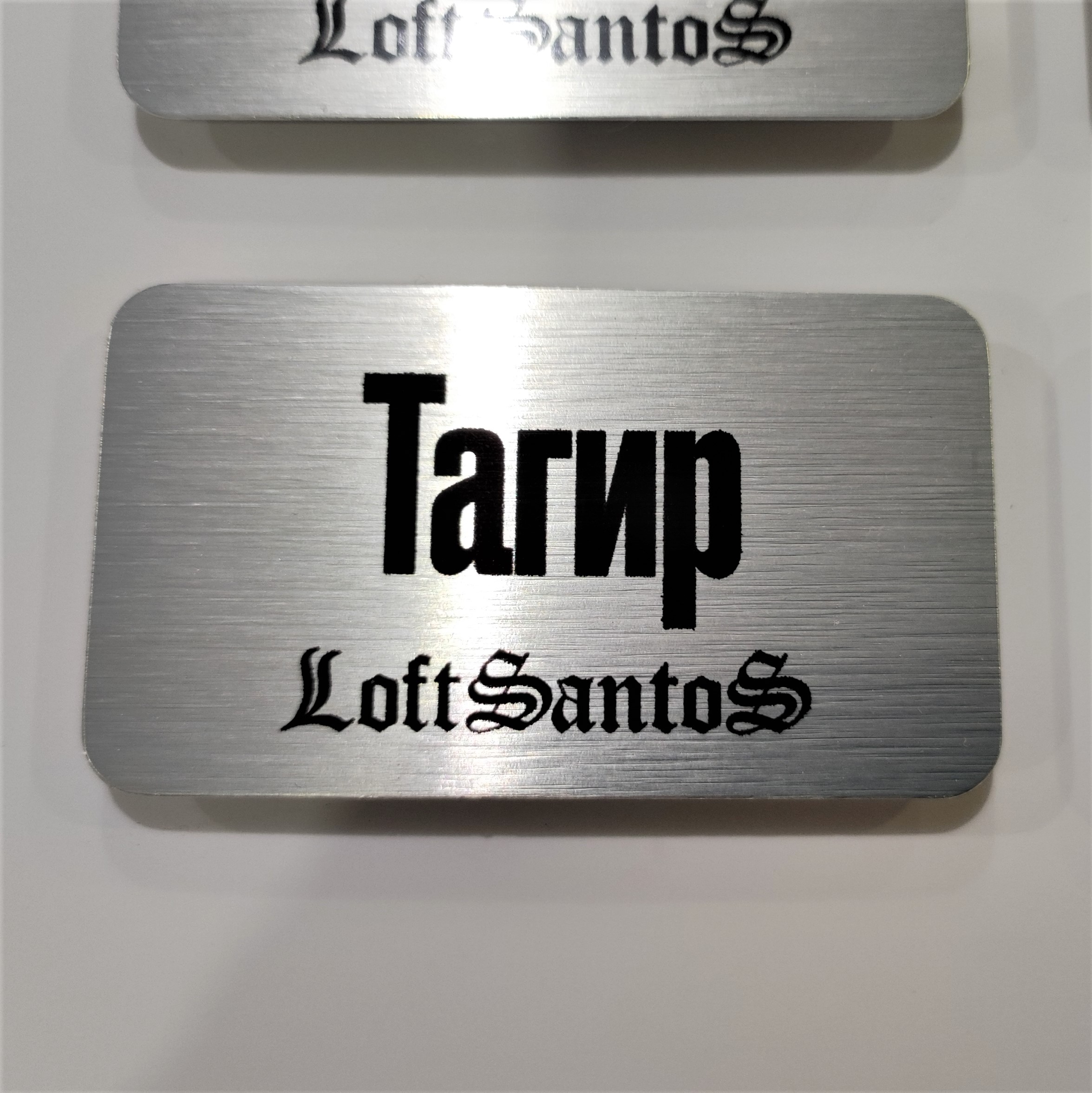 Кружки, визитки, листовки, таблички для LoftSantos