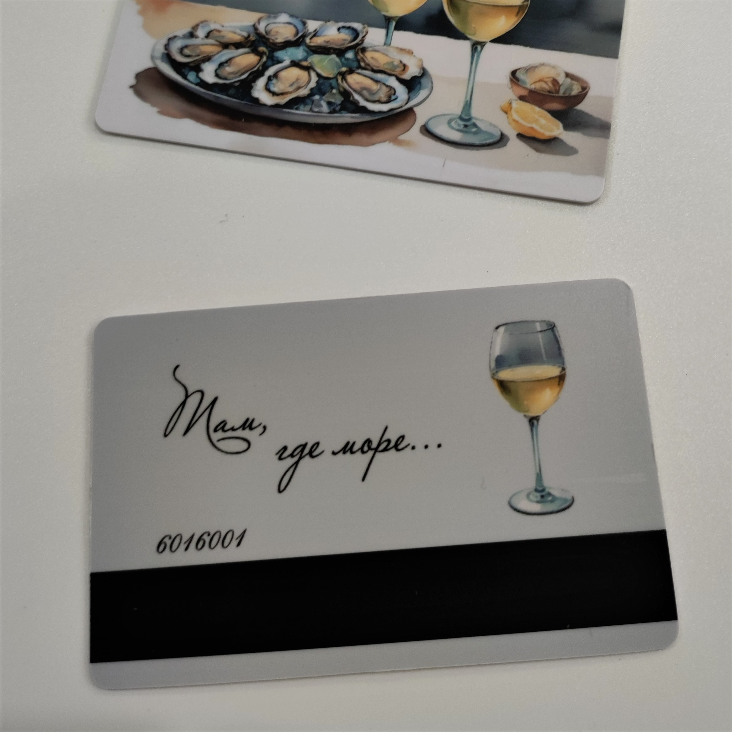 Пластиковая карта с магнитной лентой