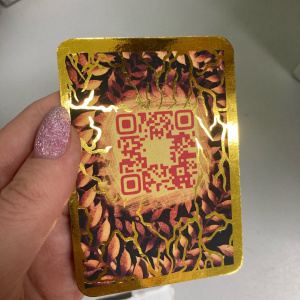 Карточки с фольгированием для Алины Новиковой