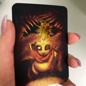 Карточки с фольгированием для Алины Новиковой